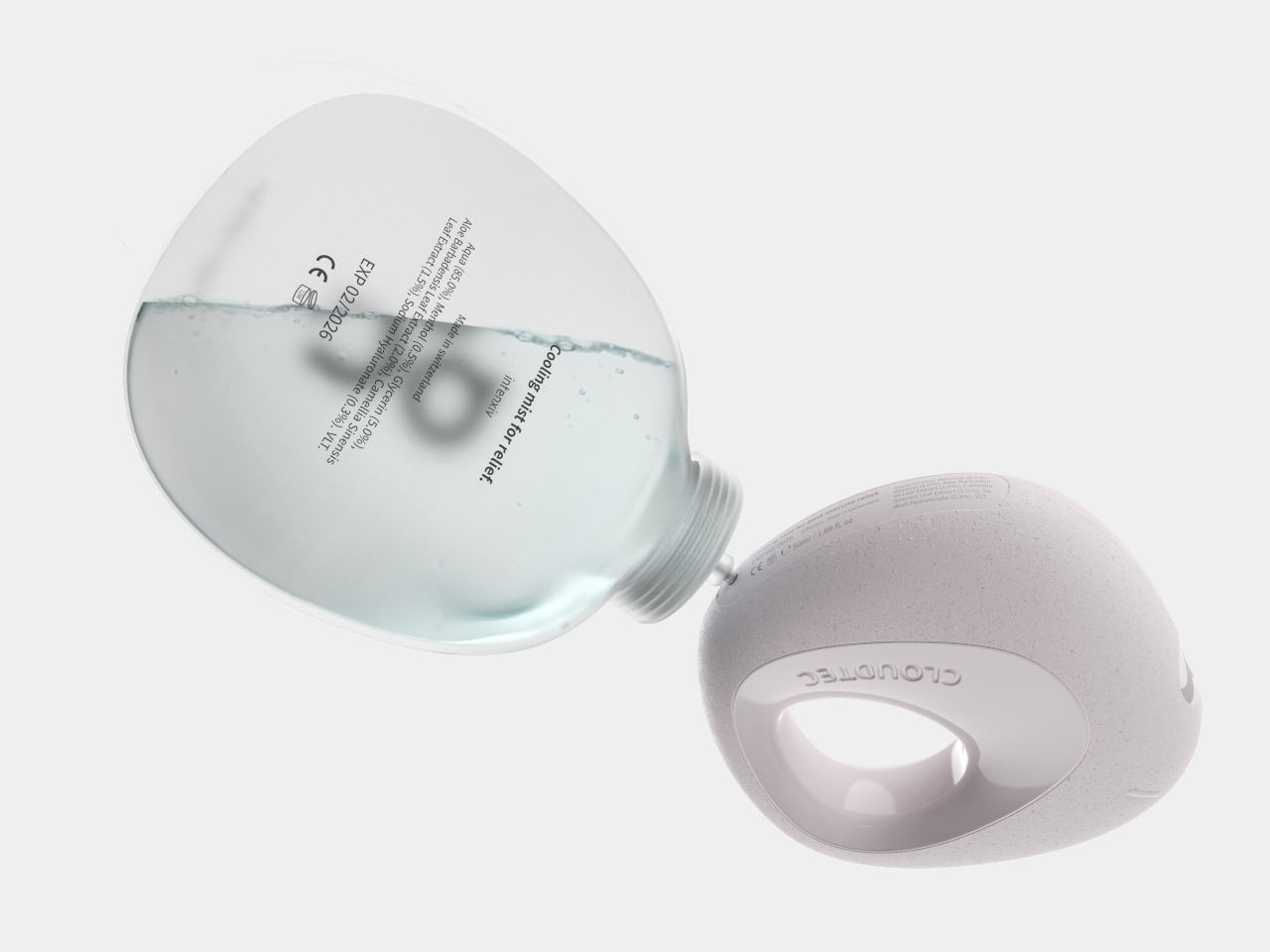 conceptual design，Handheld cooling spray，originality，Outdoor equipment，