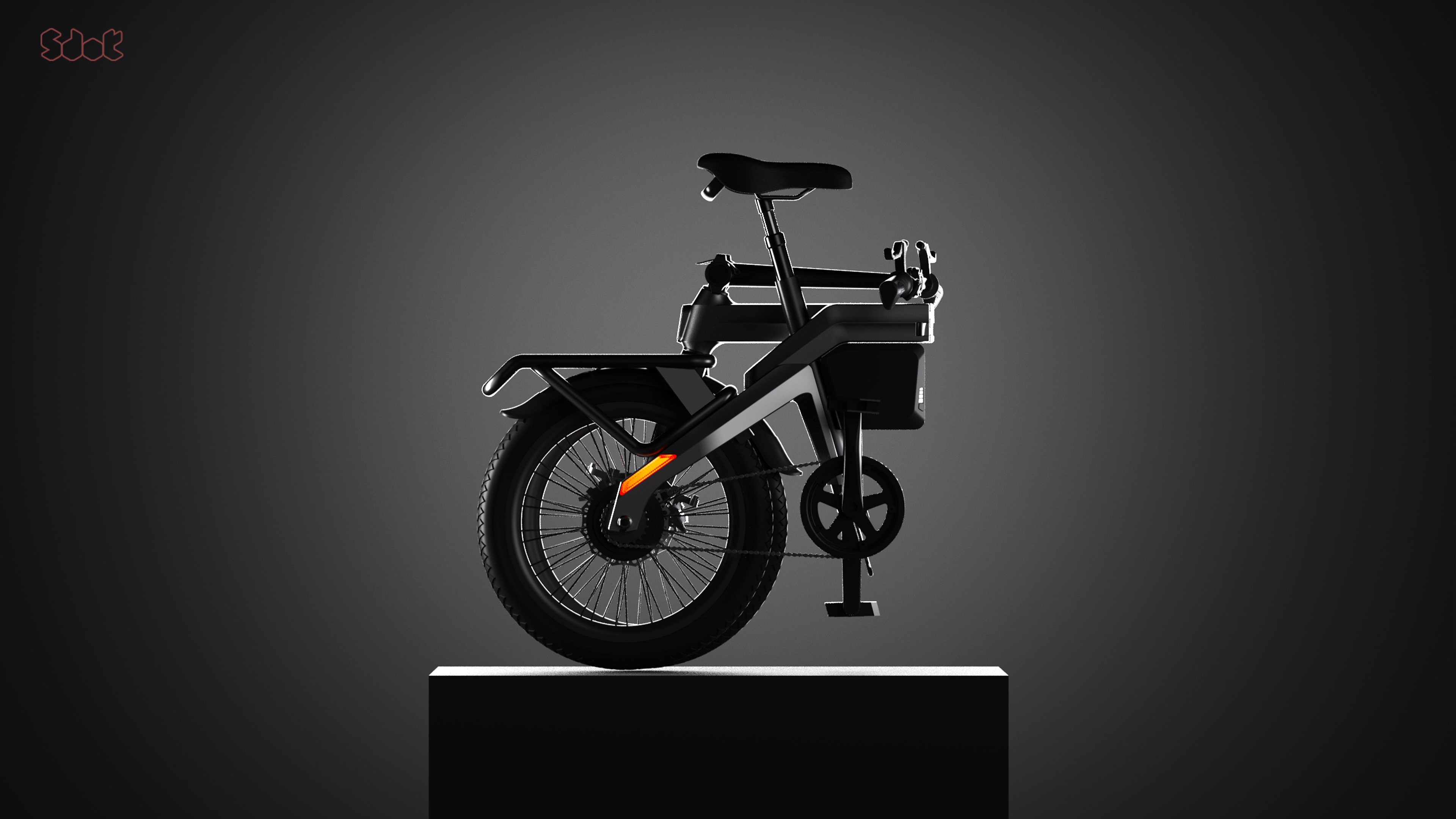 industrial design，product design，Folding bike，Electric moped，Bicycle，Design，Advanced sense，