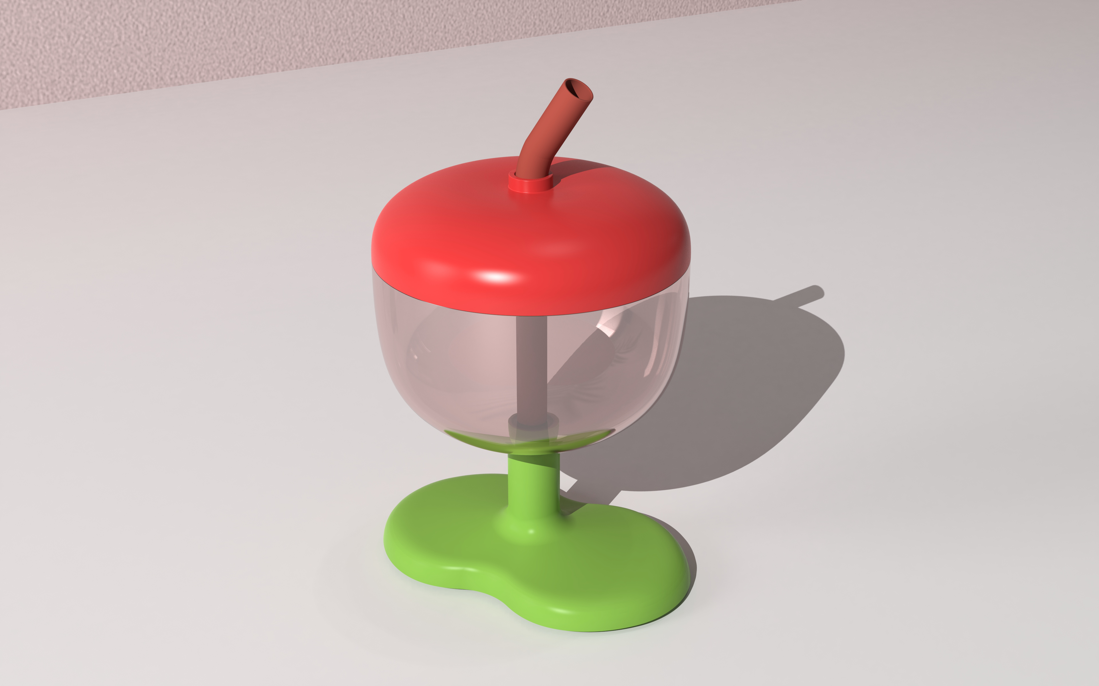 Goblet design，apple bionic，Original design，Children's goblet，Children's pipette cup，