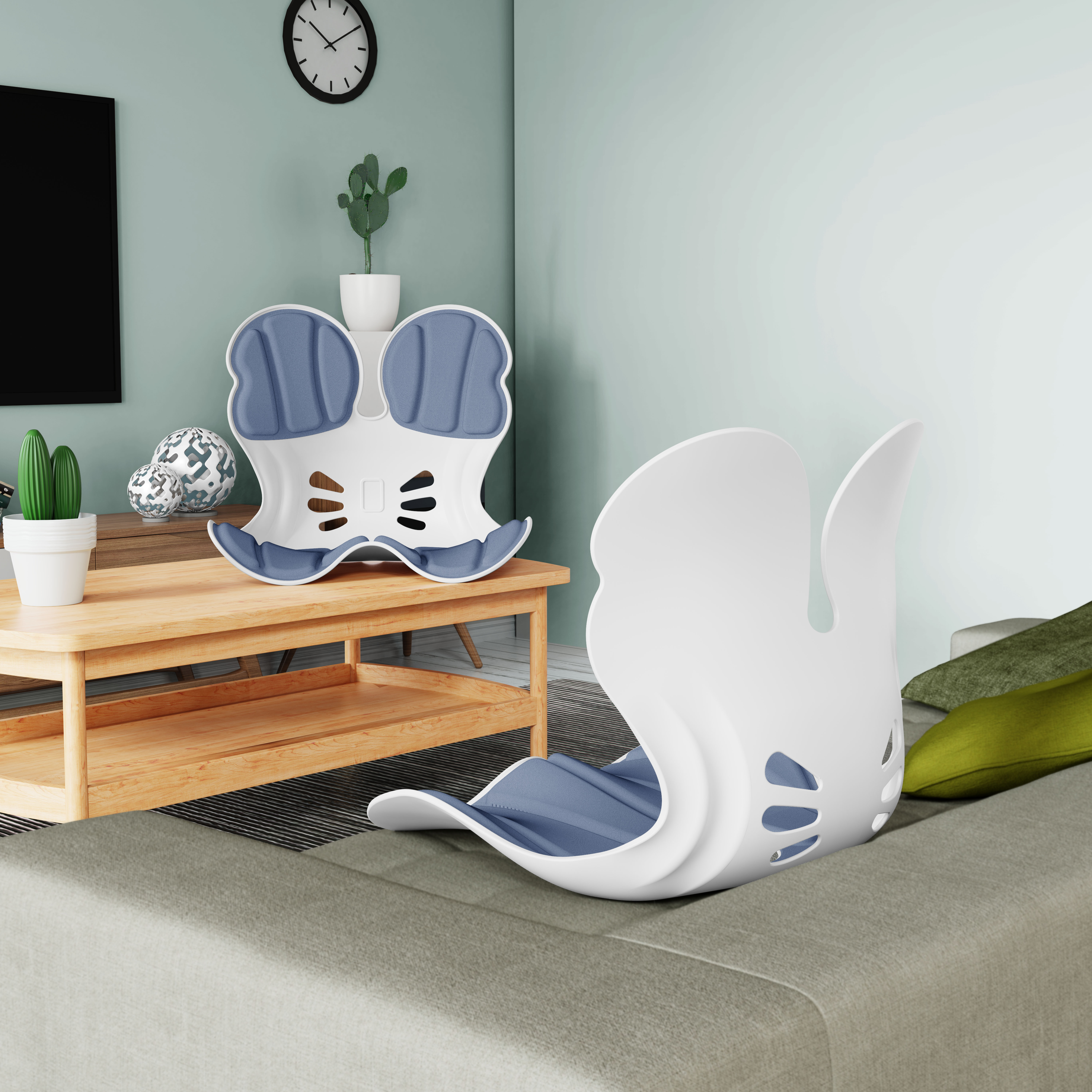 Sitting Chair，chair，Waist，product design，Cushion，