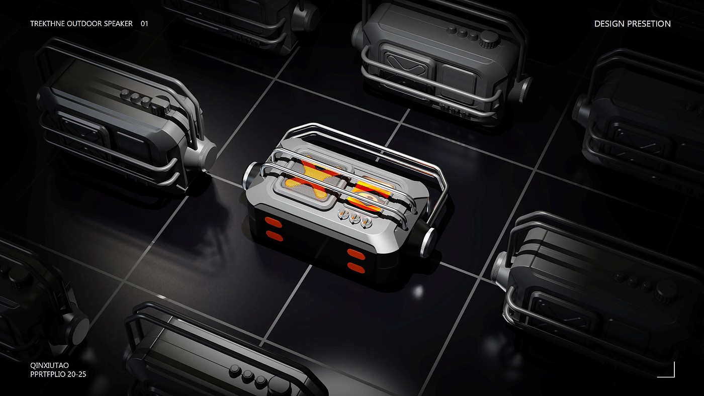 Outdoor speaker，Exquisite camping，Multifunctional design，Waterproof and anti-drop，Self-driving travel，Portable Equipment，industrial design，