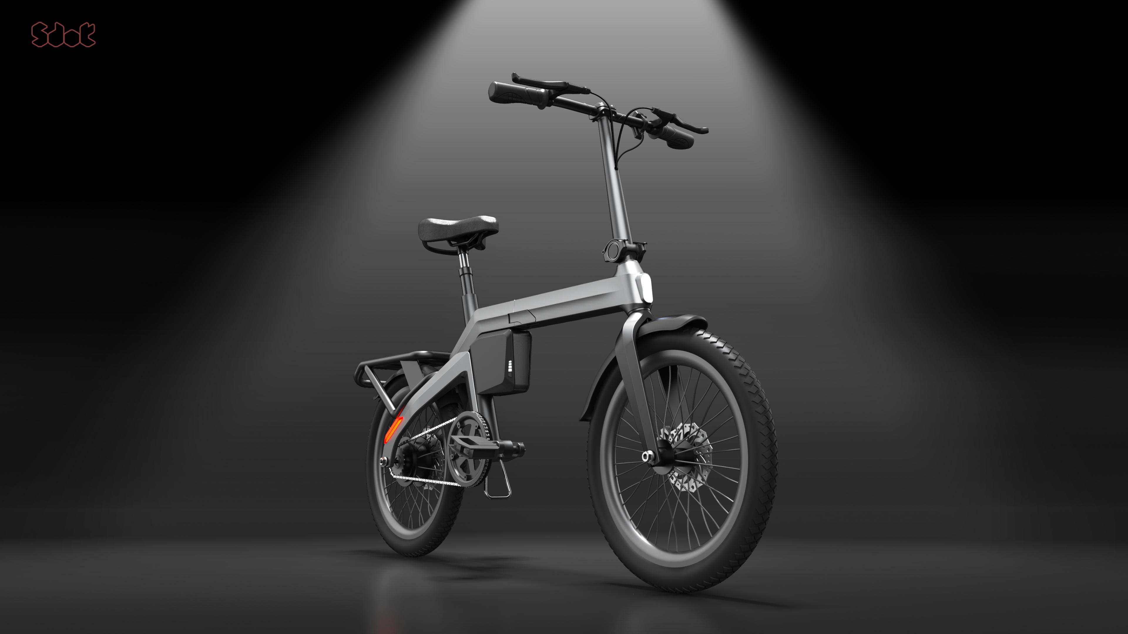 industrial design，product design，Folding bike，Electric moped，Bicycle，Design，Advanced sense，