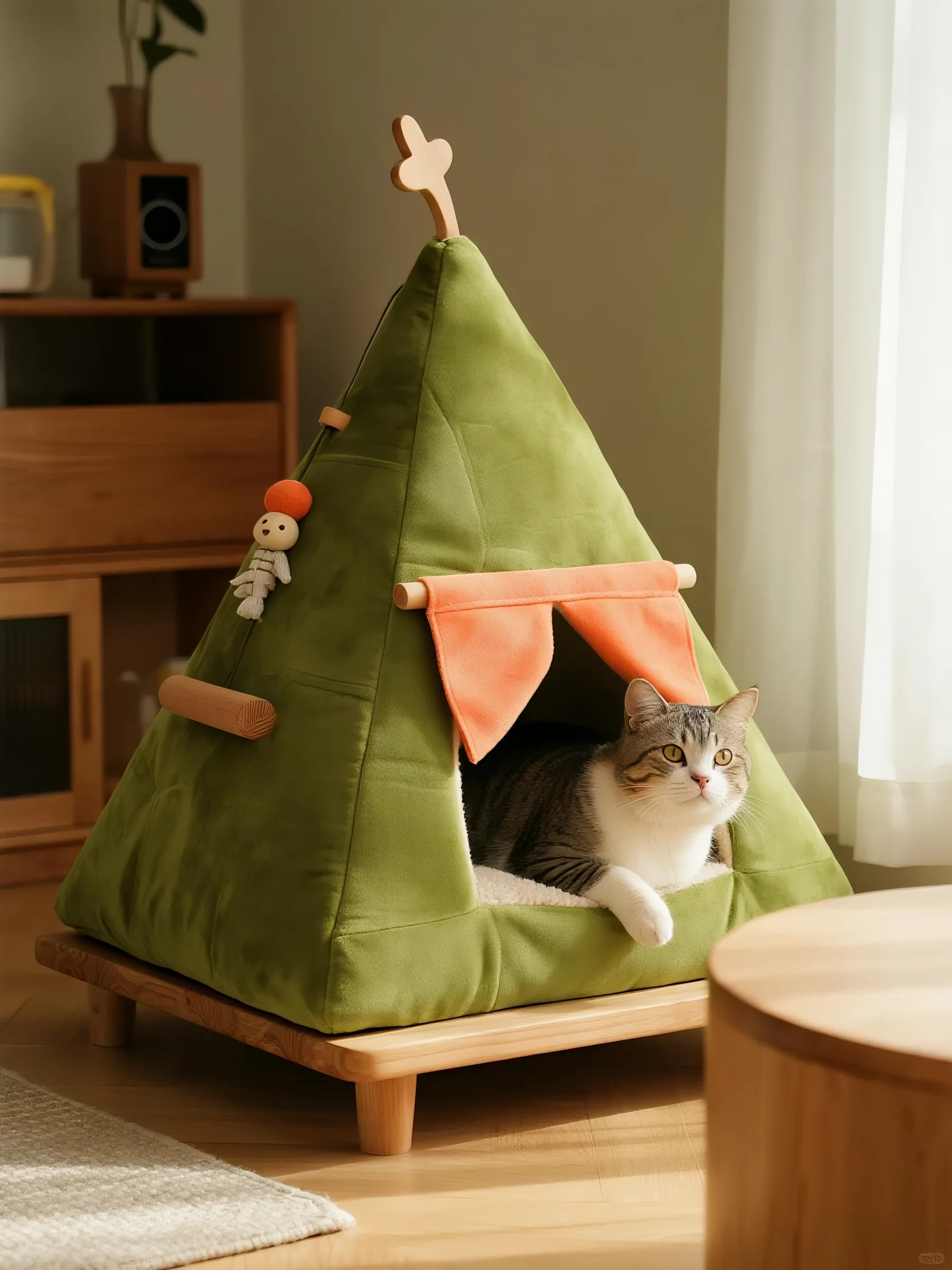 Pet Supplies, Cat Nest, AIGC，