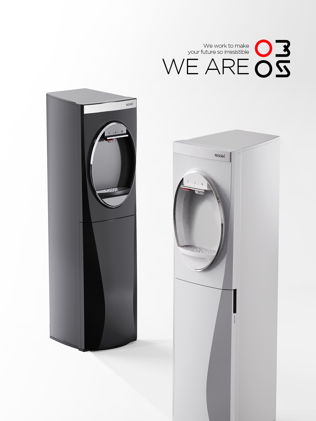 Water dispenser，Nestle，Office business，Vertical water dispenser，