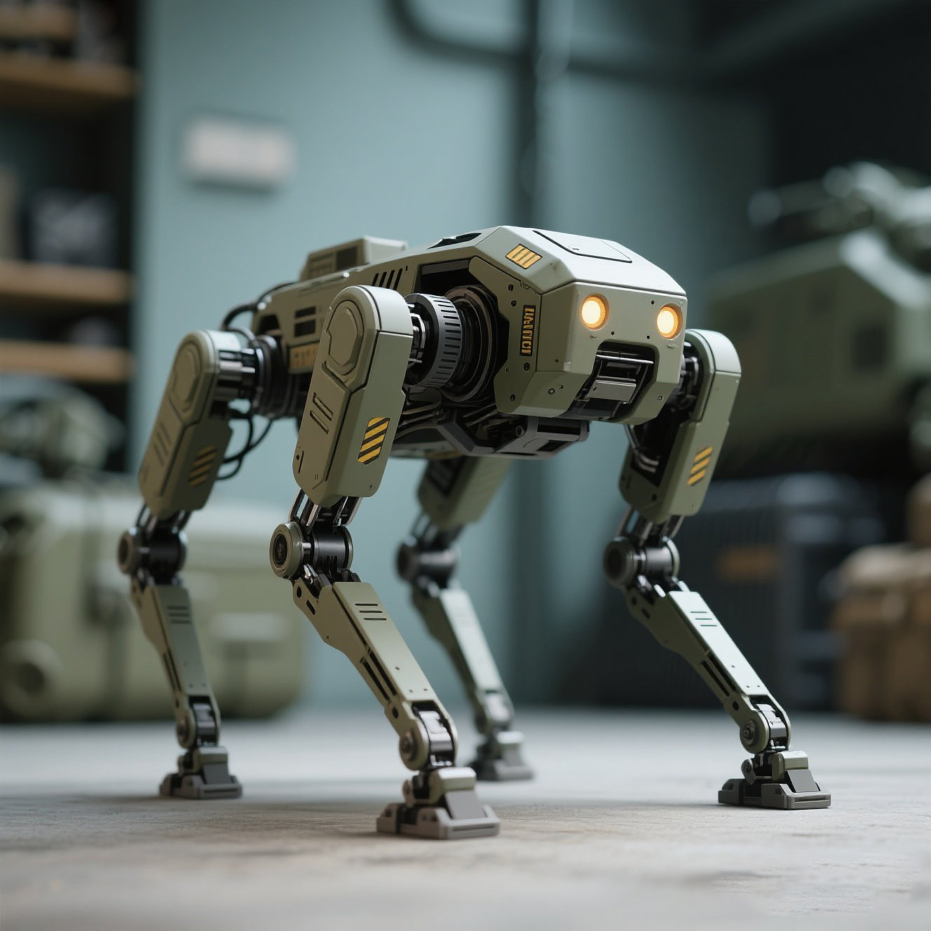 AIGC，AICG-aided design，Boston Dynamic ，Robot dog，2D renderings，