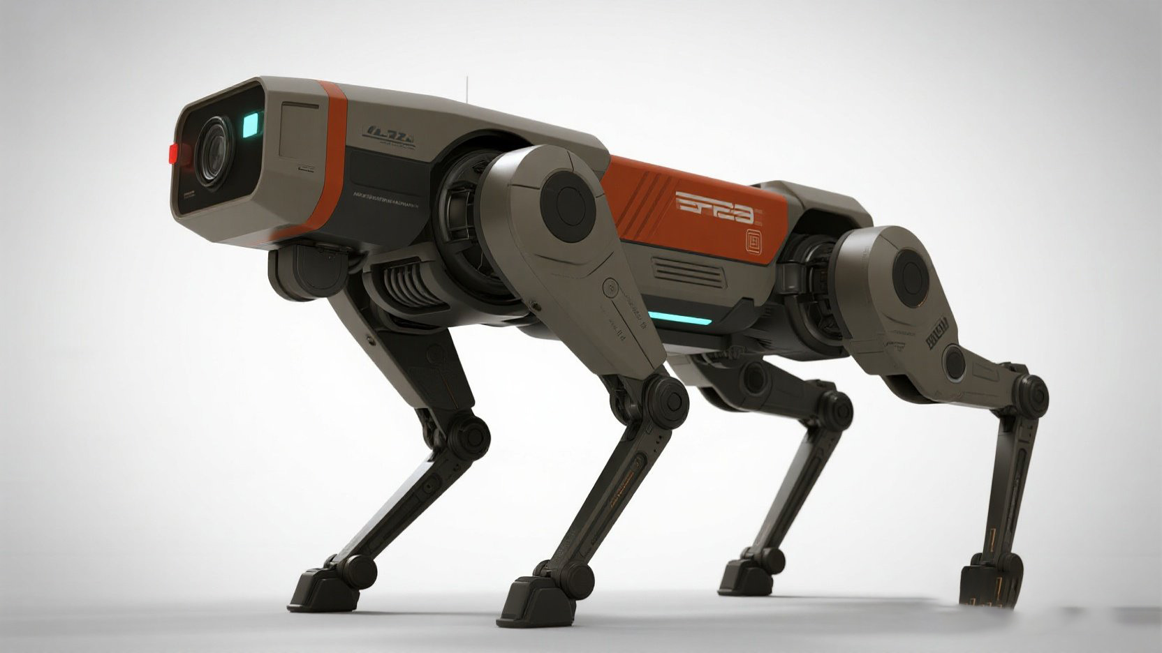 AIGC，AICG-aided design，Boston Dynamic ，Robot dog，2D renderings，