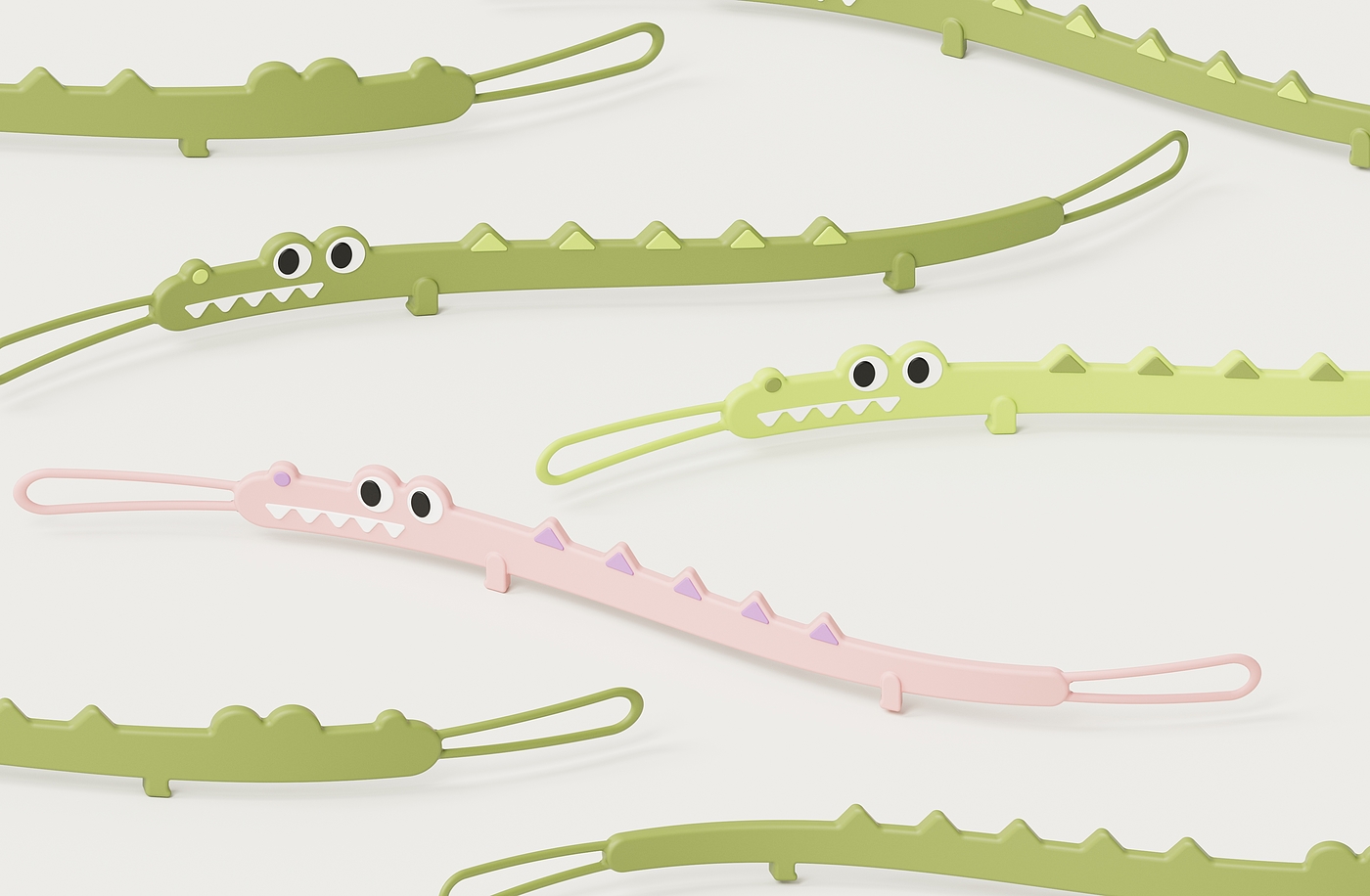 crocodile，Anti-drop chain，Child mother and baby，lovely，