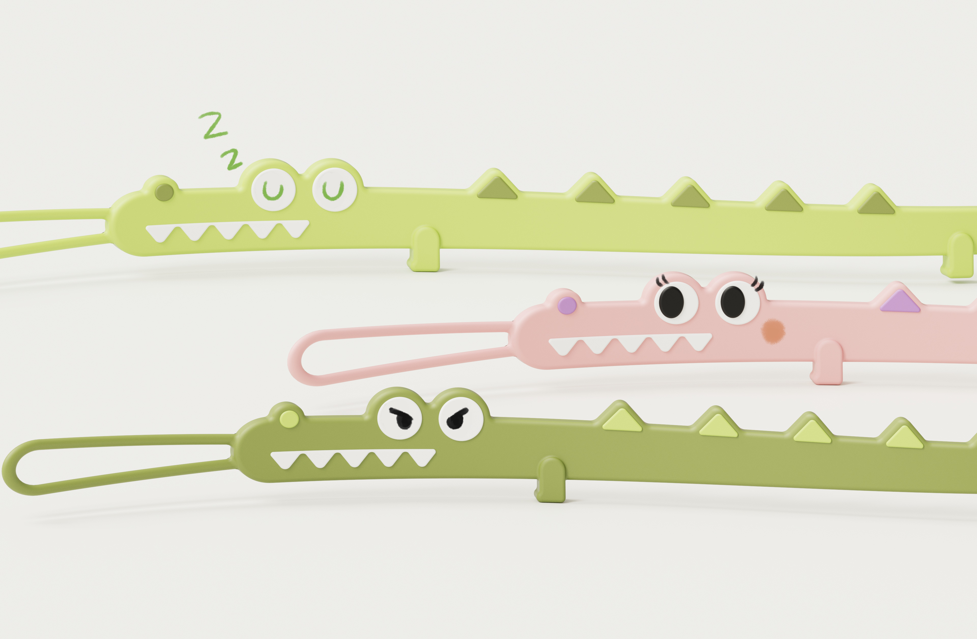 crocodile，Anti-drop chain，Child mother and baby，lovely，