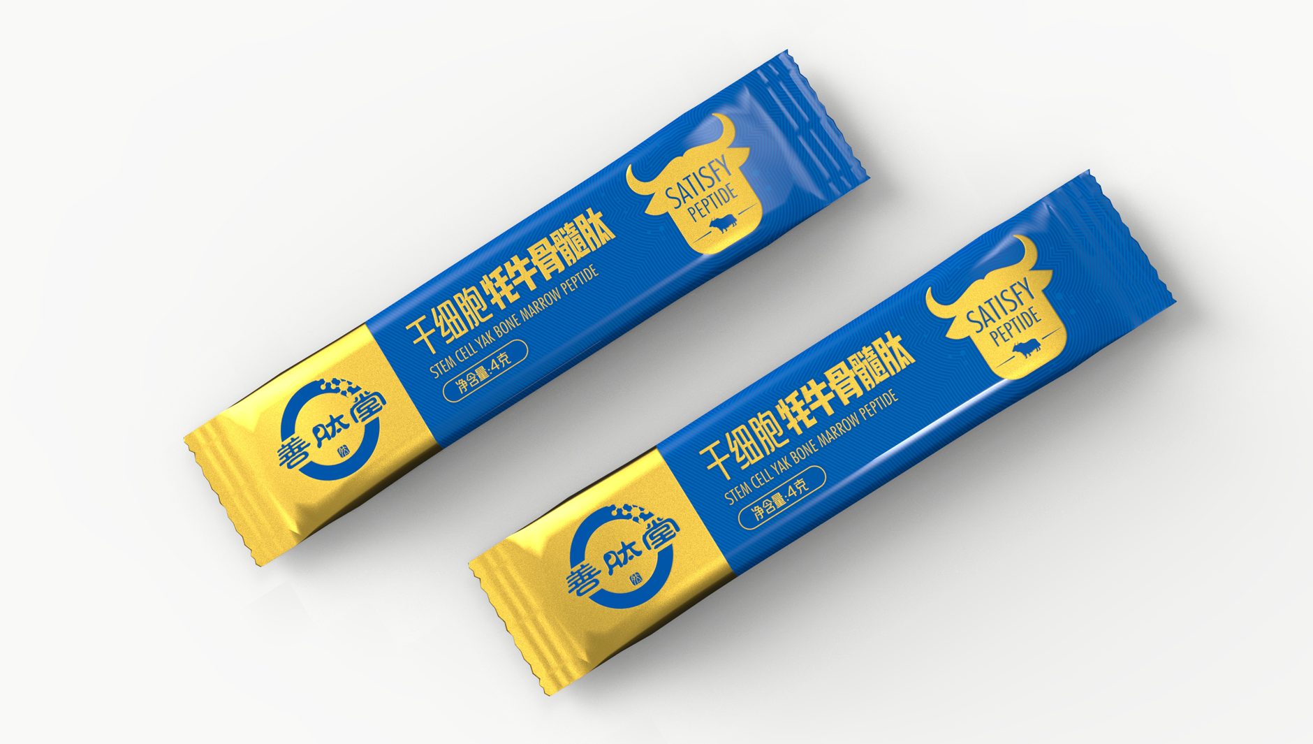 Peptide Product Packaging Design，Packaging design of health products，Packaging Design of Yak Bone Marrow Peptide，