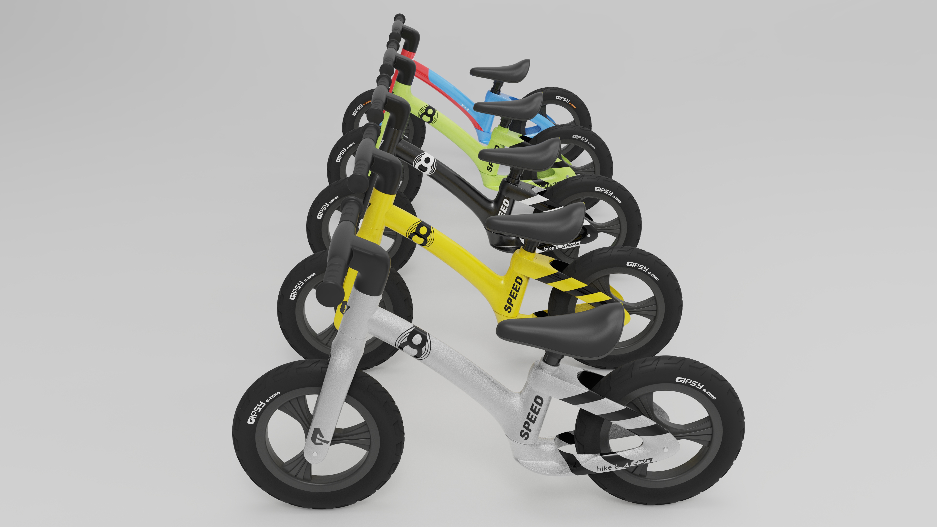 Lightweight children's racing scooting，