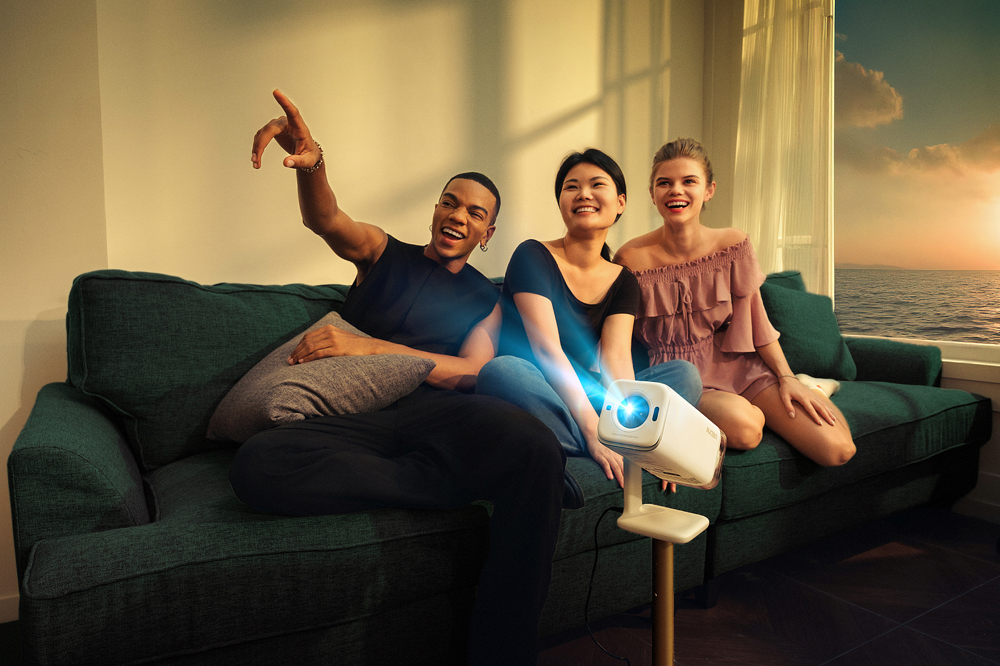 Projector, cross-border e-commerce, industrial design, brand design，