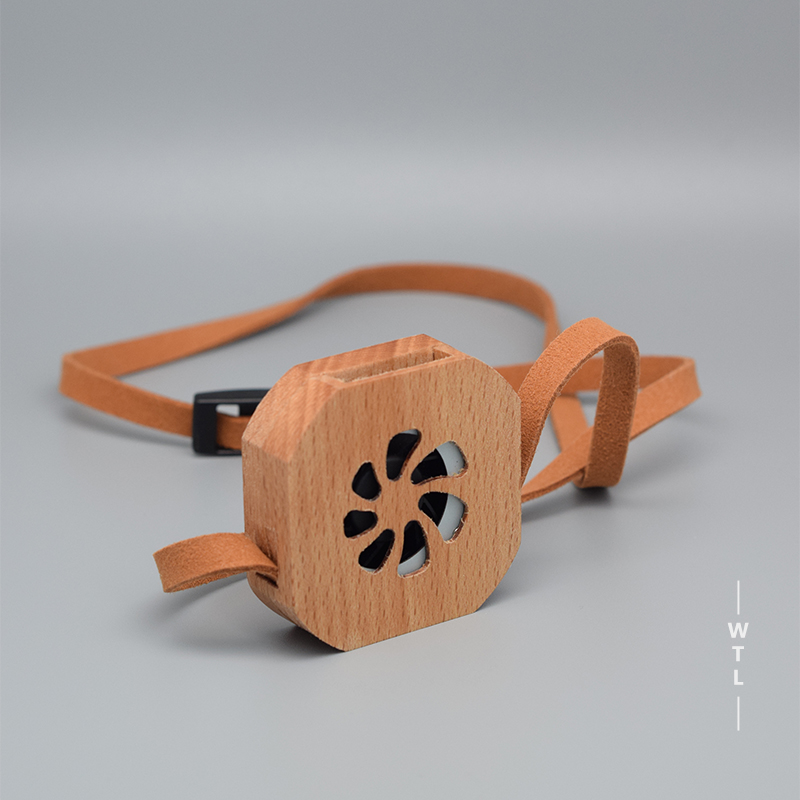 Fan，Portable，wooden ，solid wood，halter ，an electric appliance，Retro，