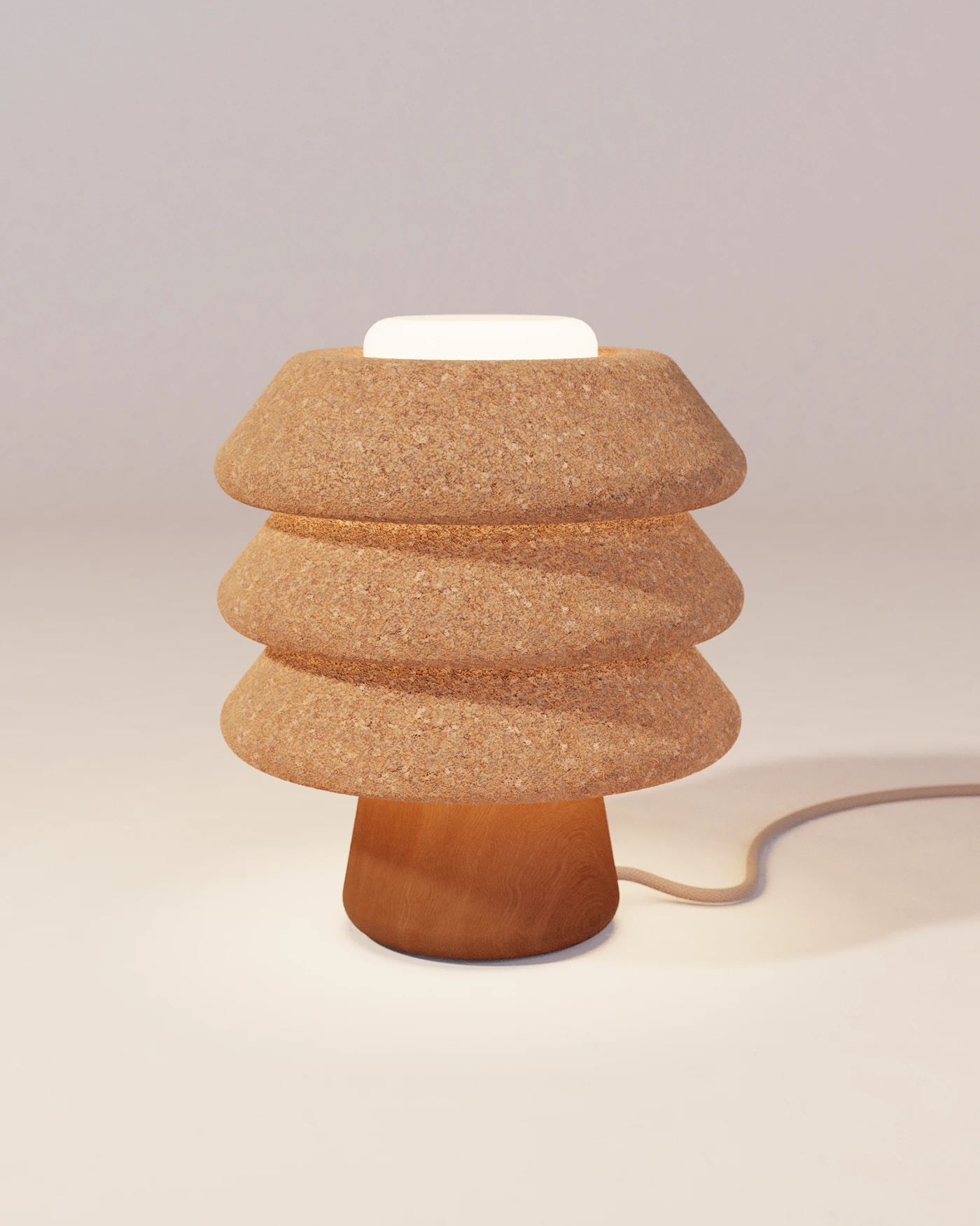 lighting，cork，Glass，Simple design，