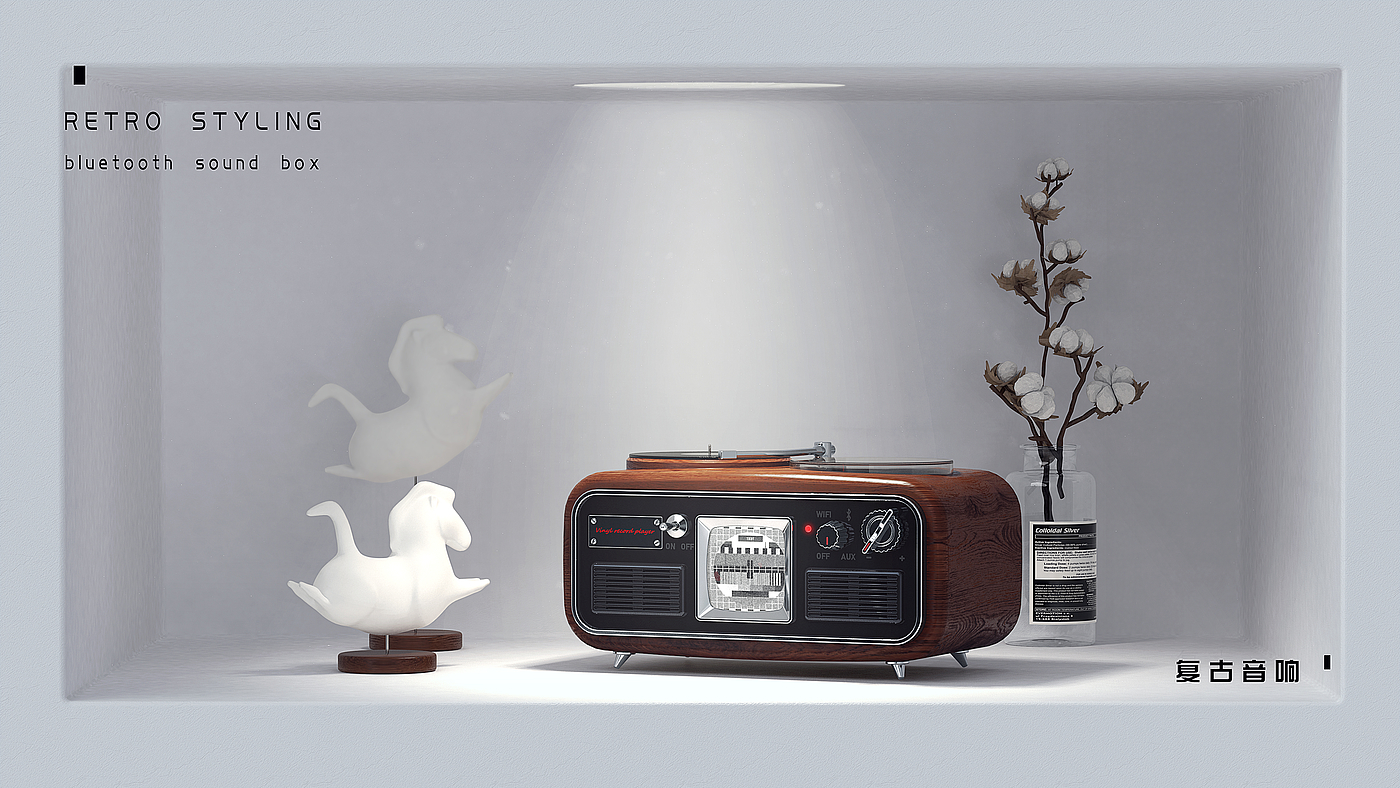 Bluetooth audio，Retro，small home appliances，