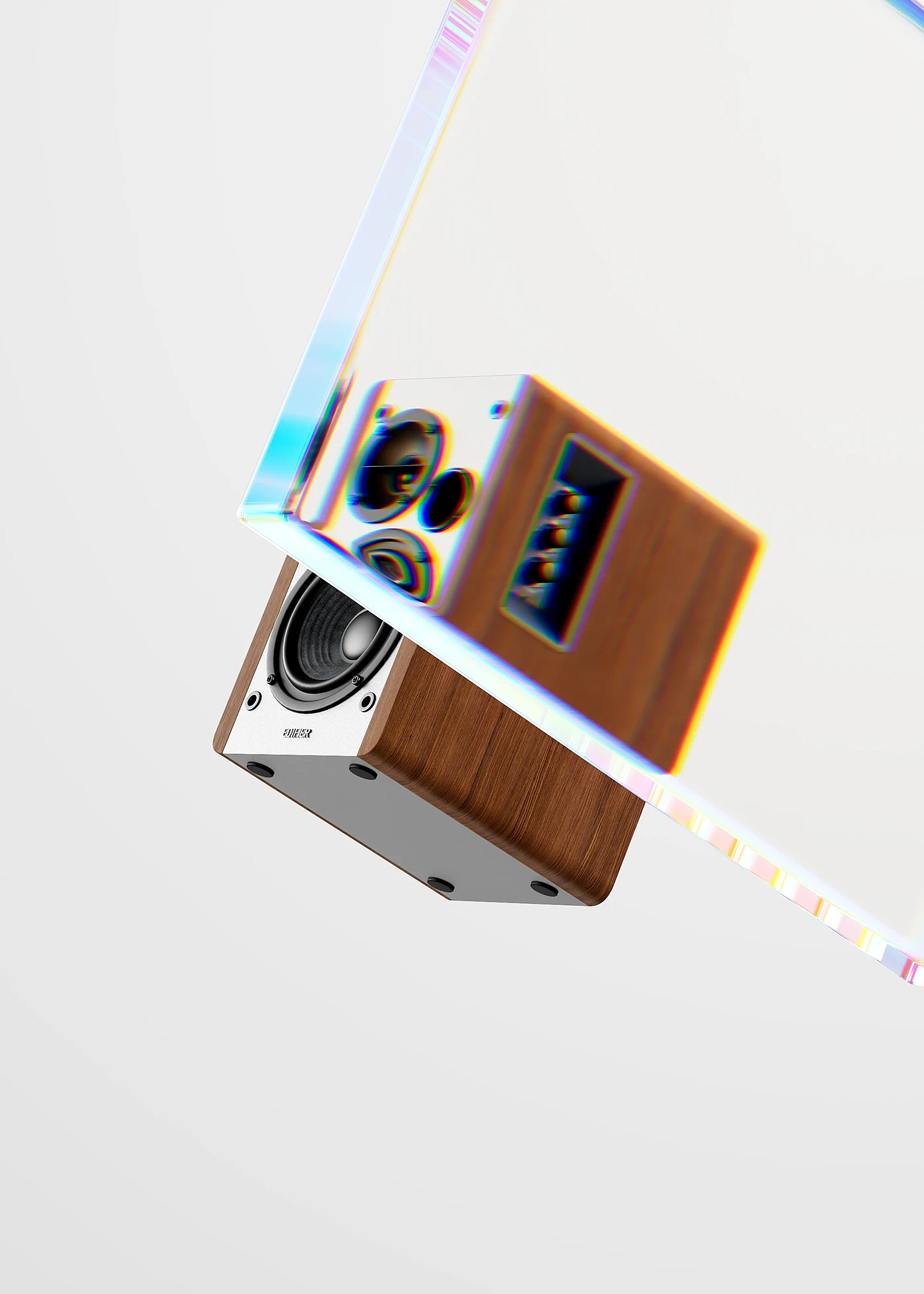 Edifier，loudspeaker box，Retro，