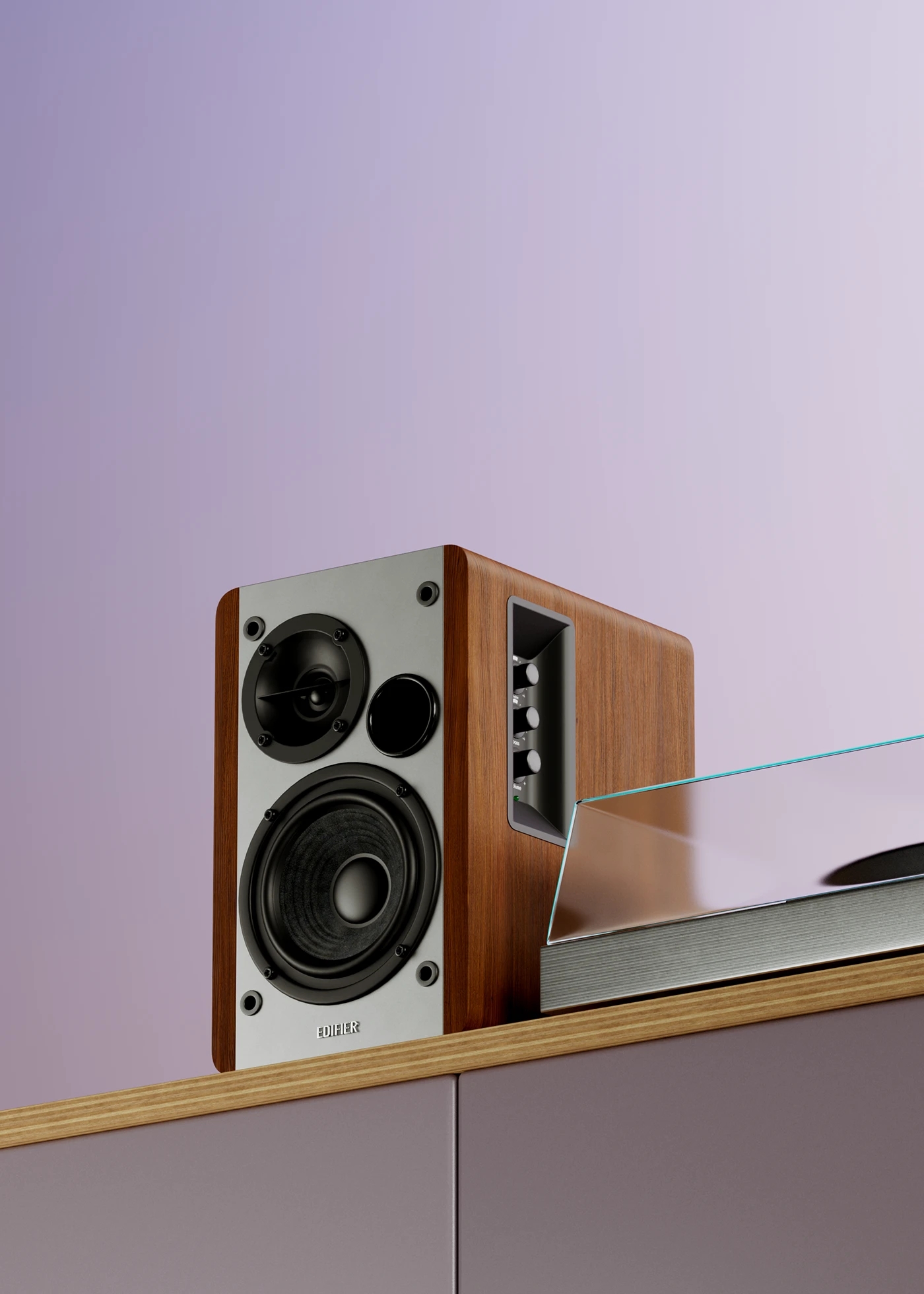 Edifier，loudspeaker box，Retro，