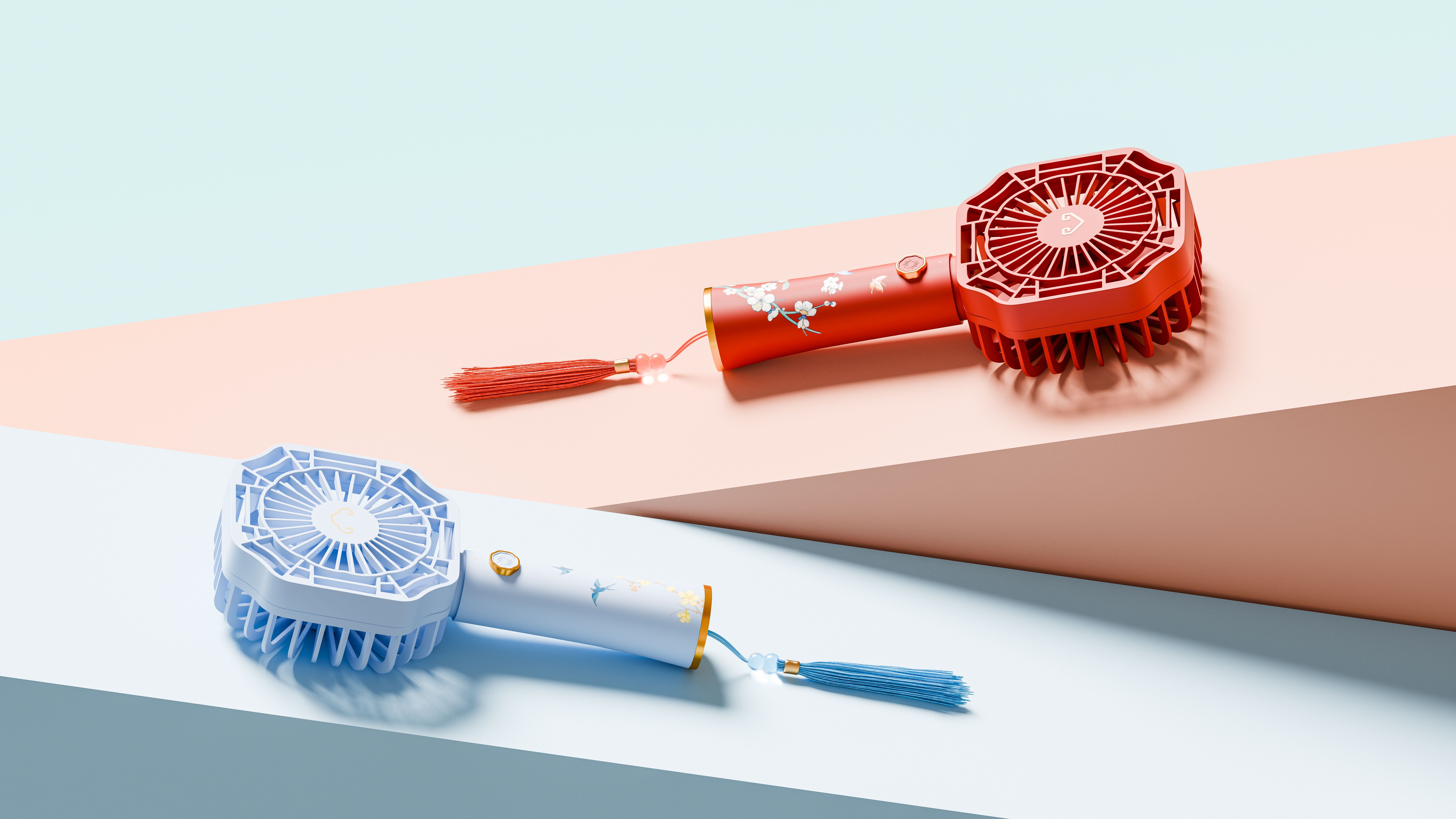 Handheld fan，Fan，hold，MINISO，SCREEN，National style，Imperial palace culture，