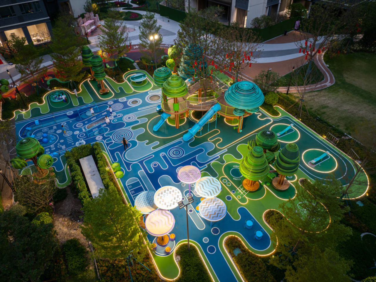 Wired Scape，Natural inspiration，urban public，Community interaction，Guangzhou，