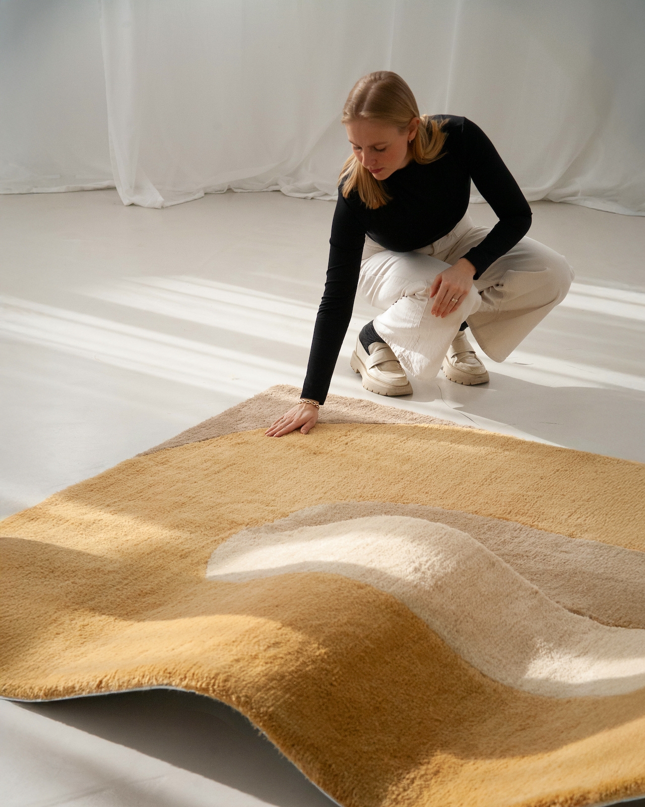 Dune，carpet，deck chair，Decorative，nomadic culture，