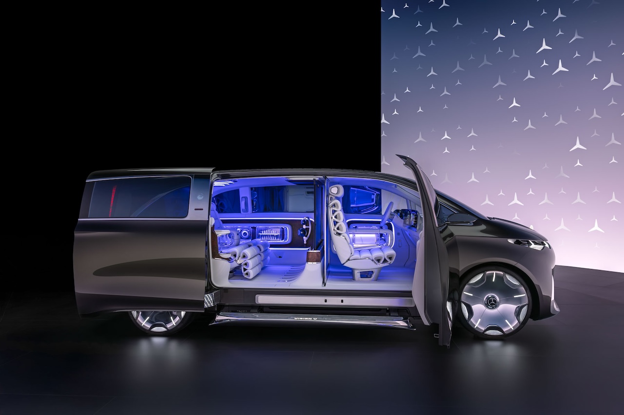Benz，Vision V，Limousine，Future travel，VAN.EA，