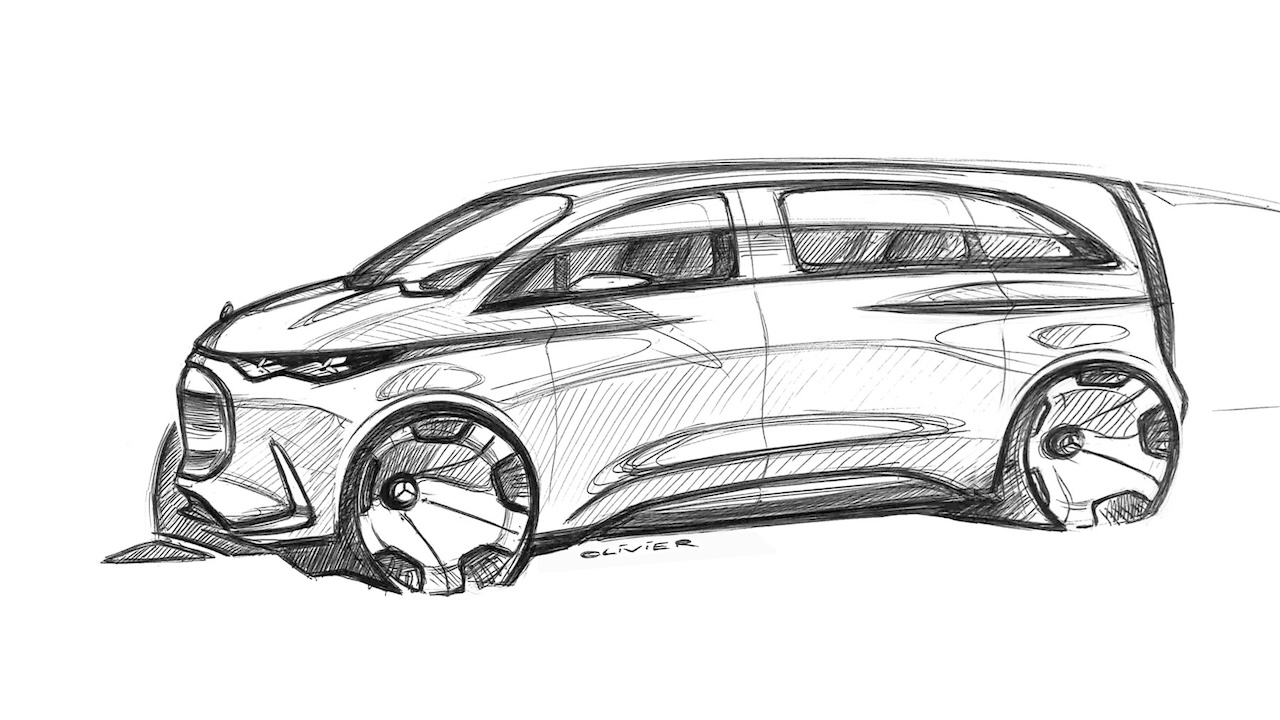 Benz，Vision V，Limousine，Future travel，VAN.EA，