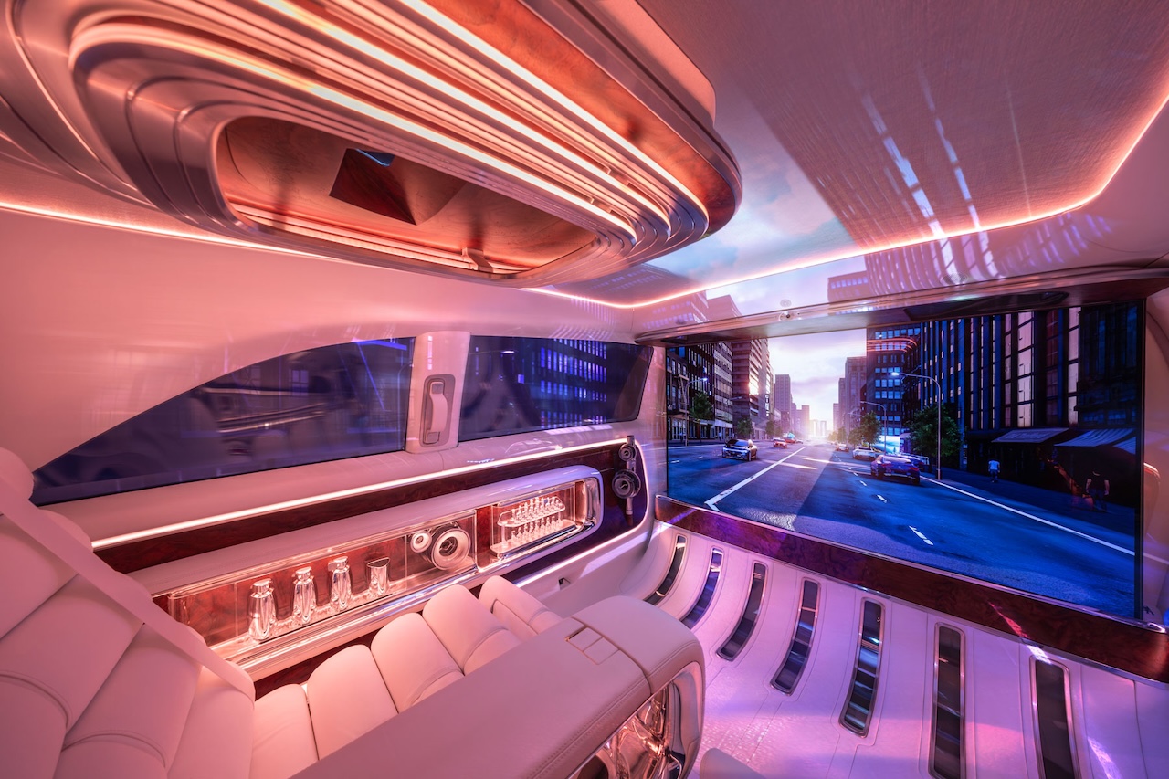 Benz，Vision V，Limousine，Future travel，VAN.EA，