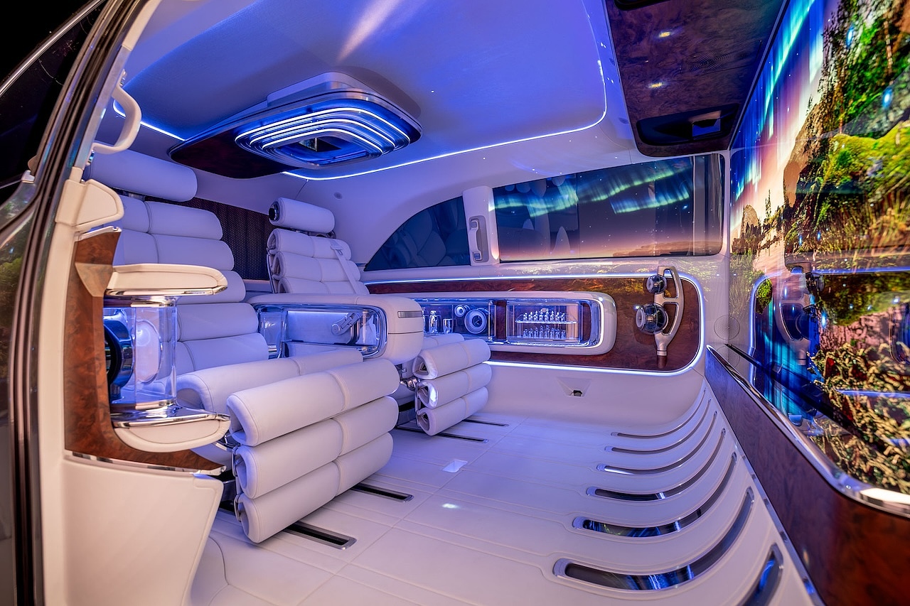 Benz，Vision V，Limousine，Future travel，VAN.EA，