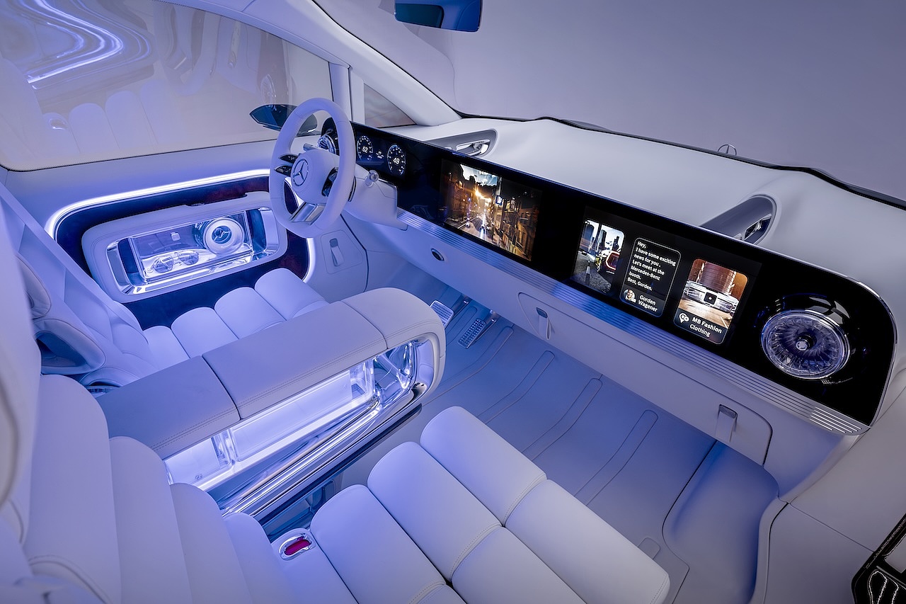 Benz，Vision V，Limousine，Future travel，VAN.EA，