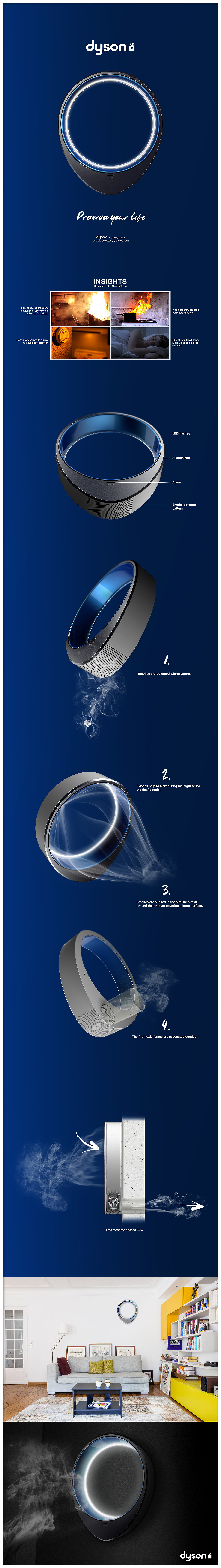 空气提取器，防灾，环装，家电，dyson，