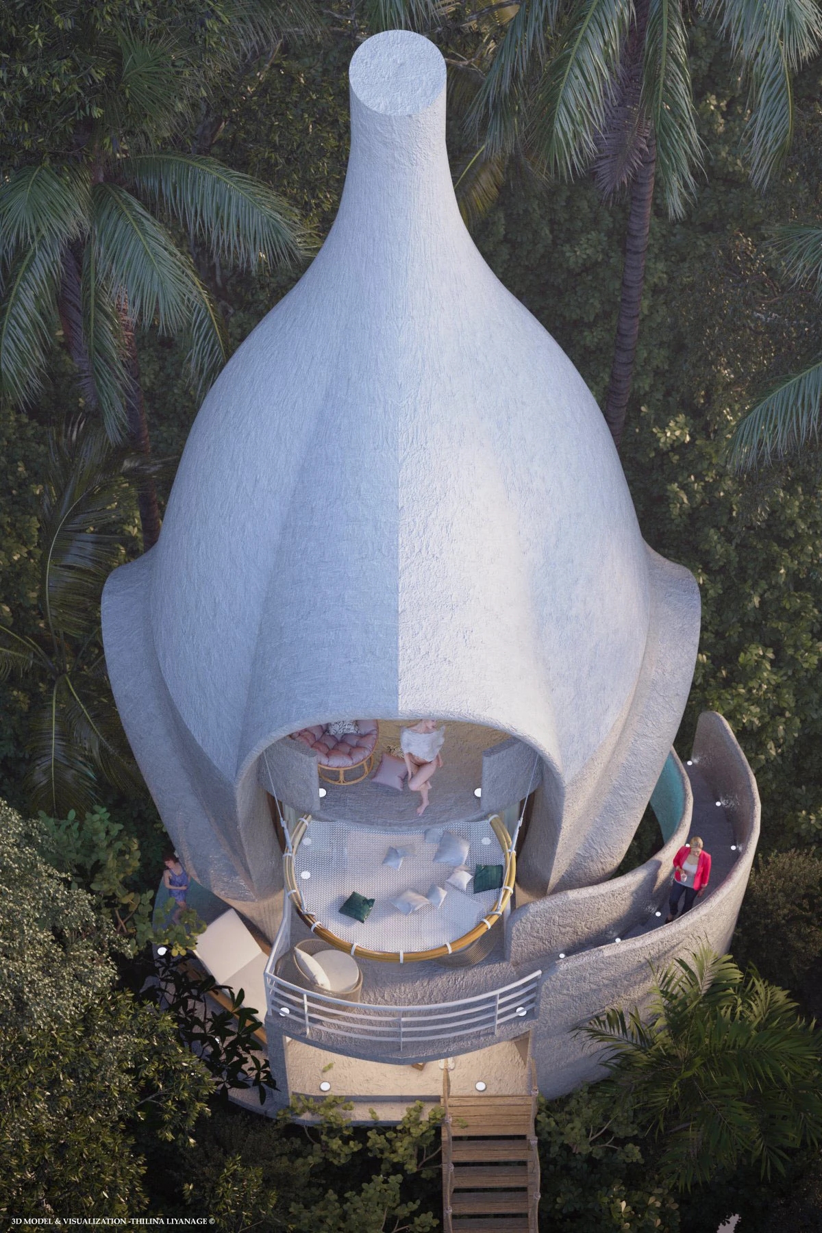 Forest House ，Forest Cabin，Architecture，environmental design，