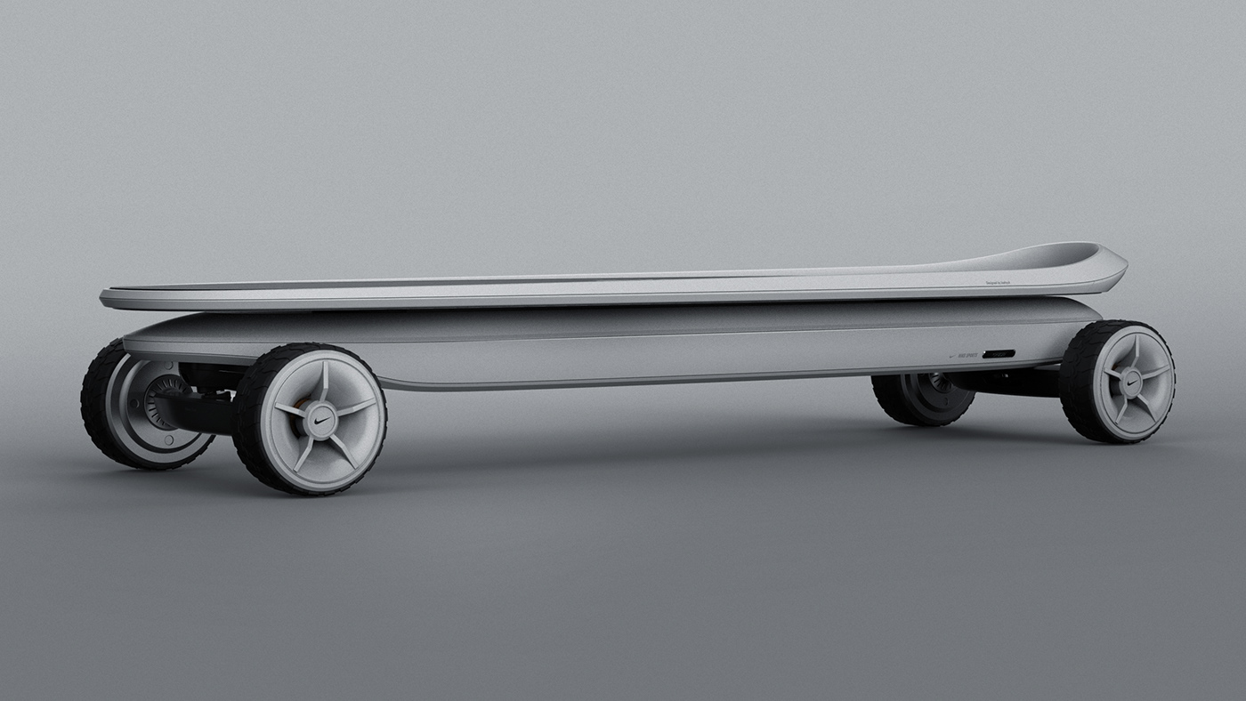 charge，Portable，conceptual design，Scooter，Cruiser Board，nike，Electric skateboard，