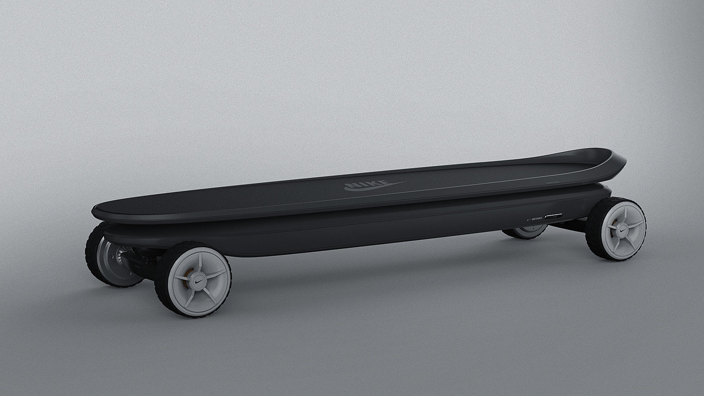 充电，便携，概念设计，滑板车，Cruiser Board，nike，电动滑板，