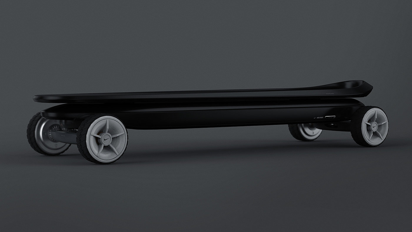 charge，Portable，conceptual design，Scooter，Cruiser Board，nike，Electric skateboard，