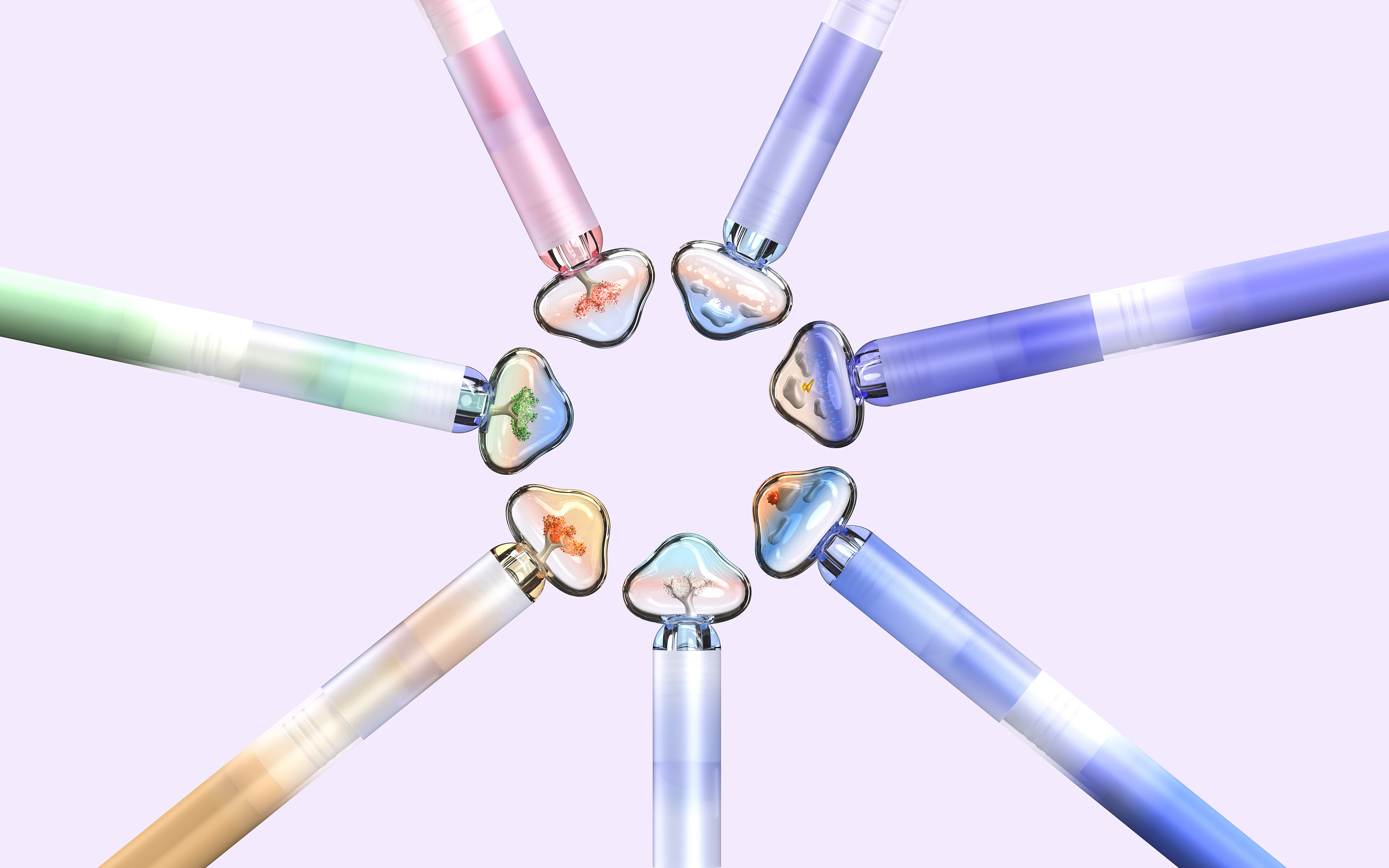 Stationery design, pen design, creative design，