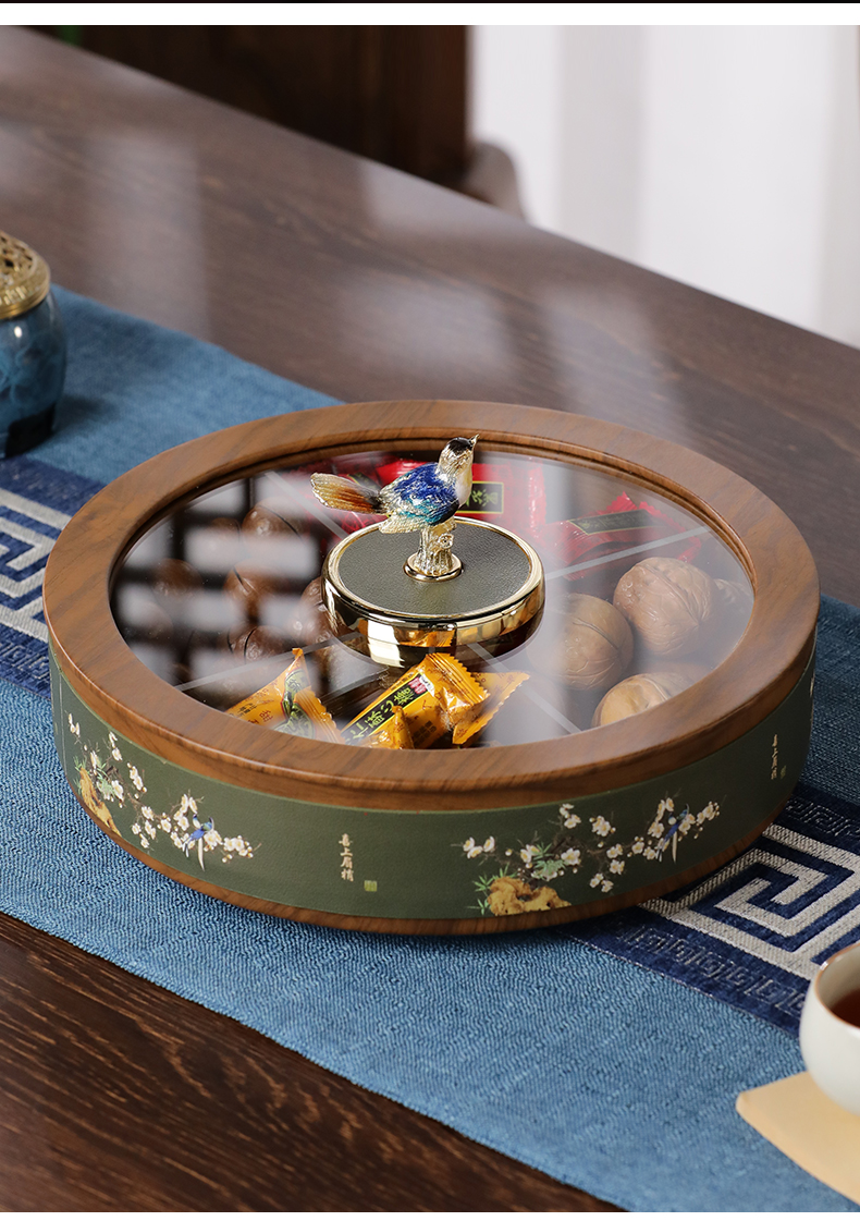 Living room ornaments，Furniture home，New Chinese style，Fruit box storage，tea，