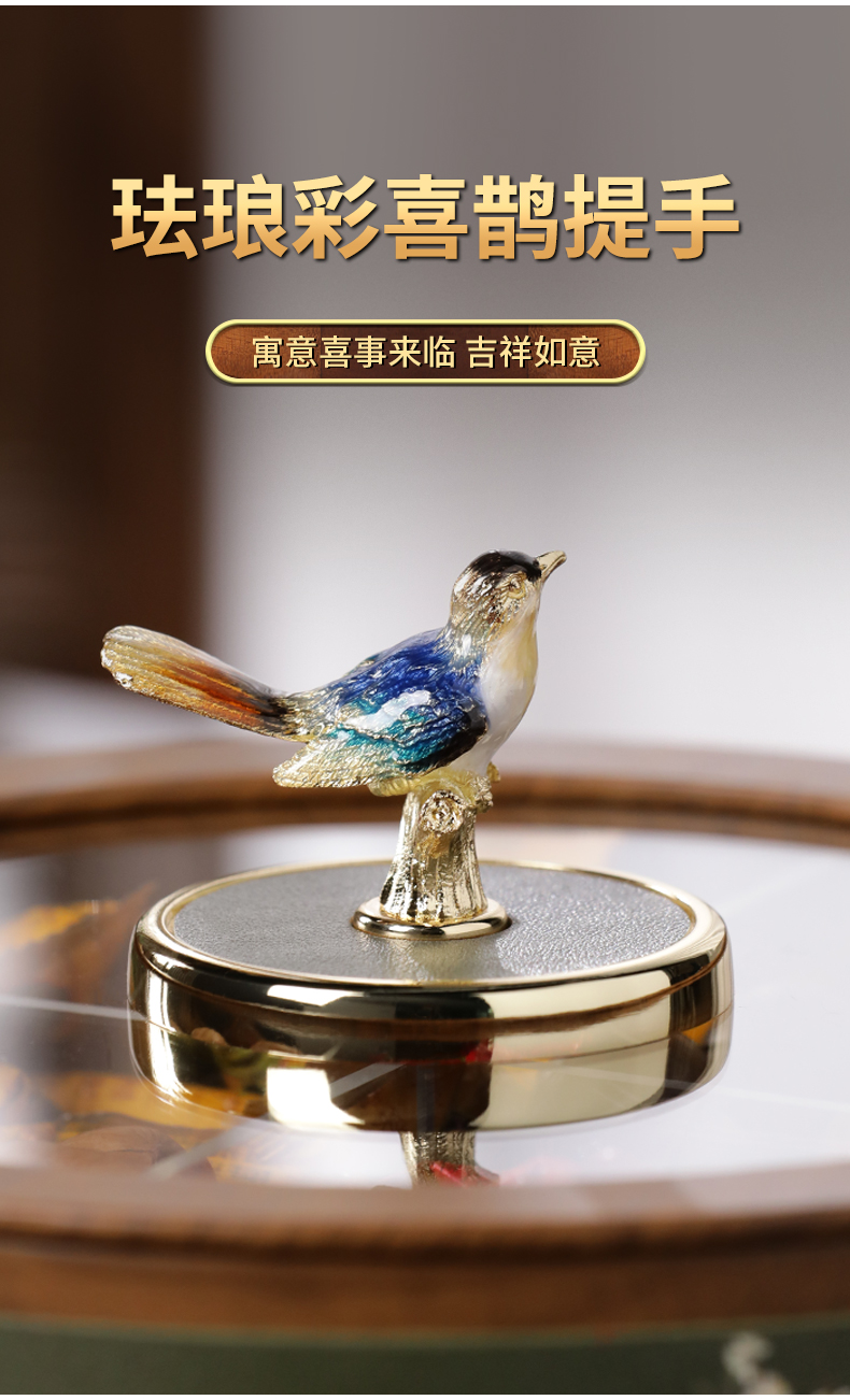 Living room ornaments，Furniture home，New Chinese style，Fruit box storage，tea，