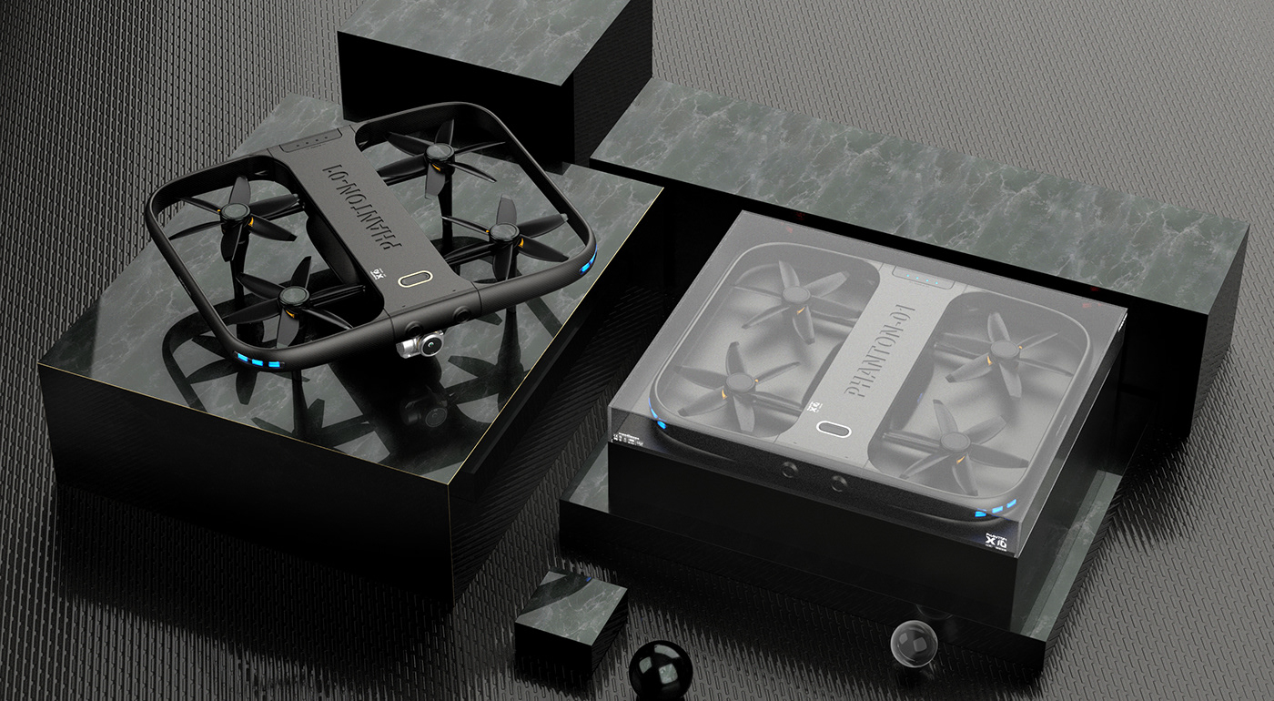 Bi Shi's works，square，Phantom 1，UAV，drone，