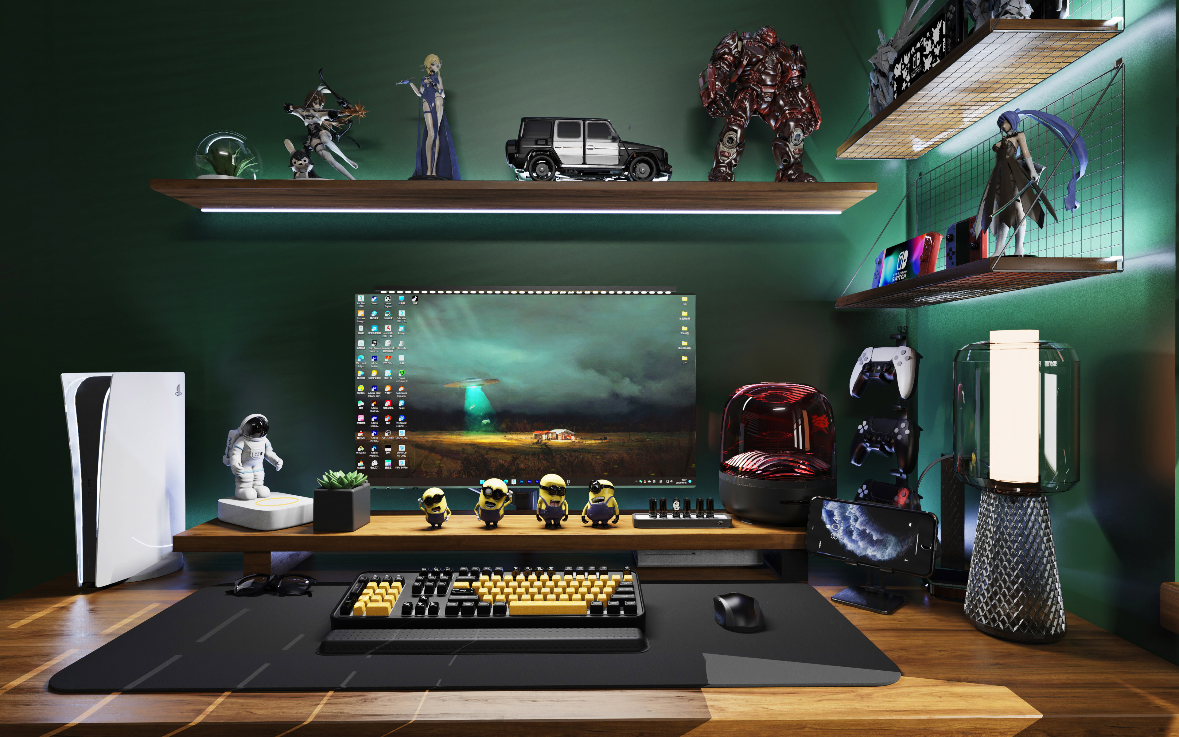 Keyshot rendering，Keyshot scene rendering，Render，industrial design，product design，