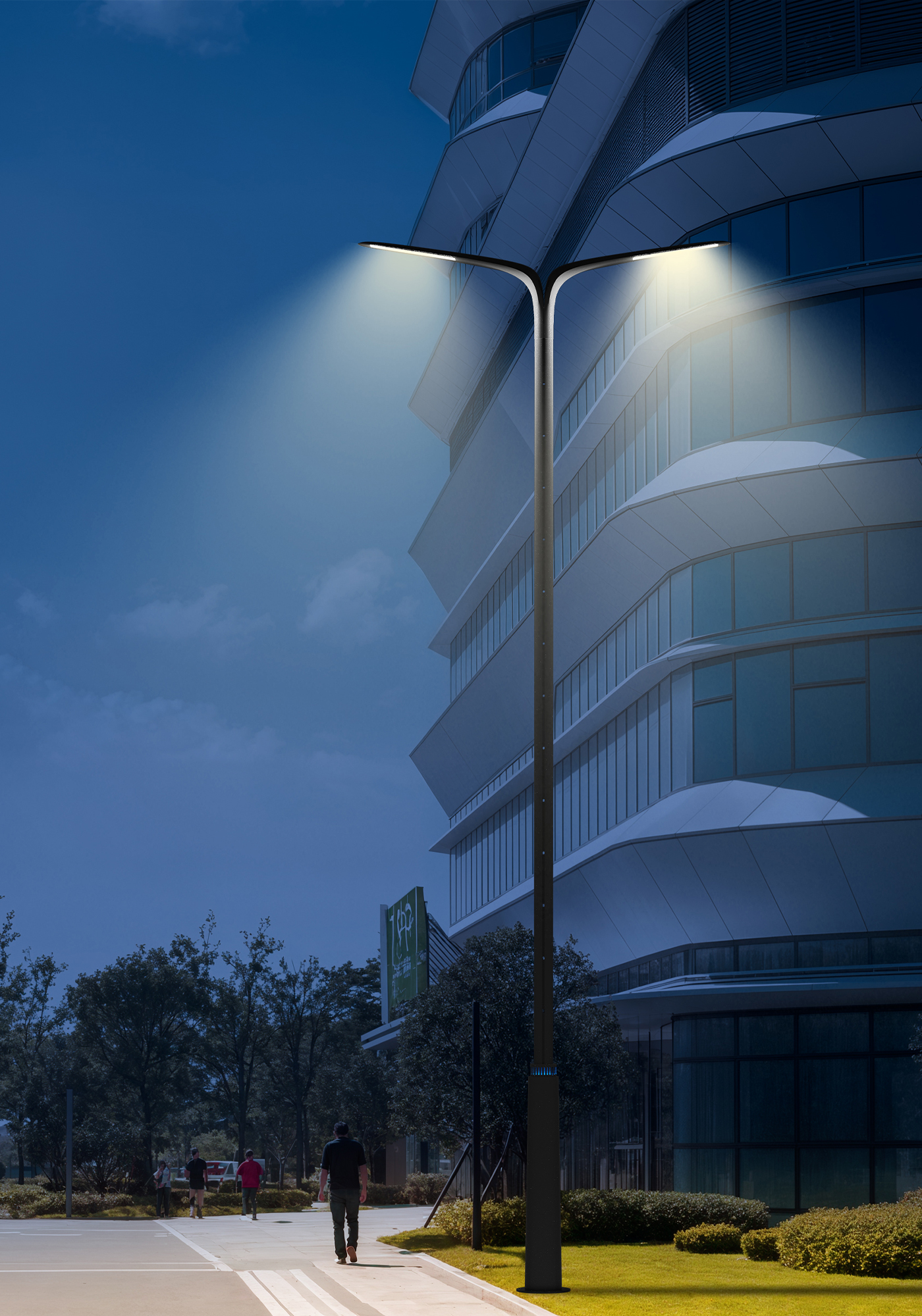 lighting，Smart street lamp，City Night Guardian，Technology street lamp，
