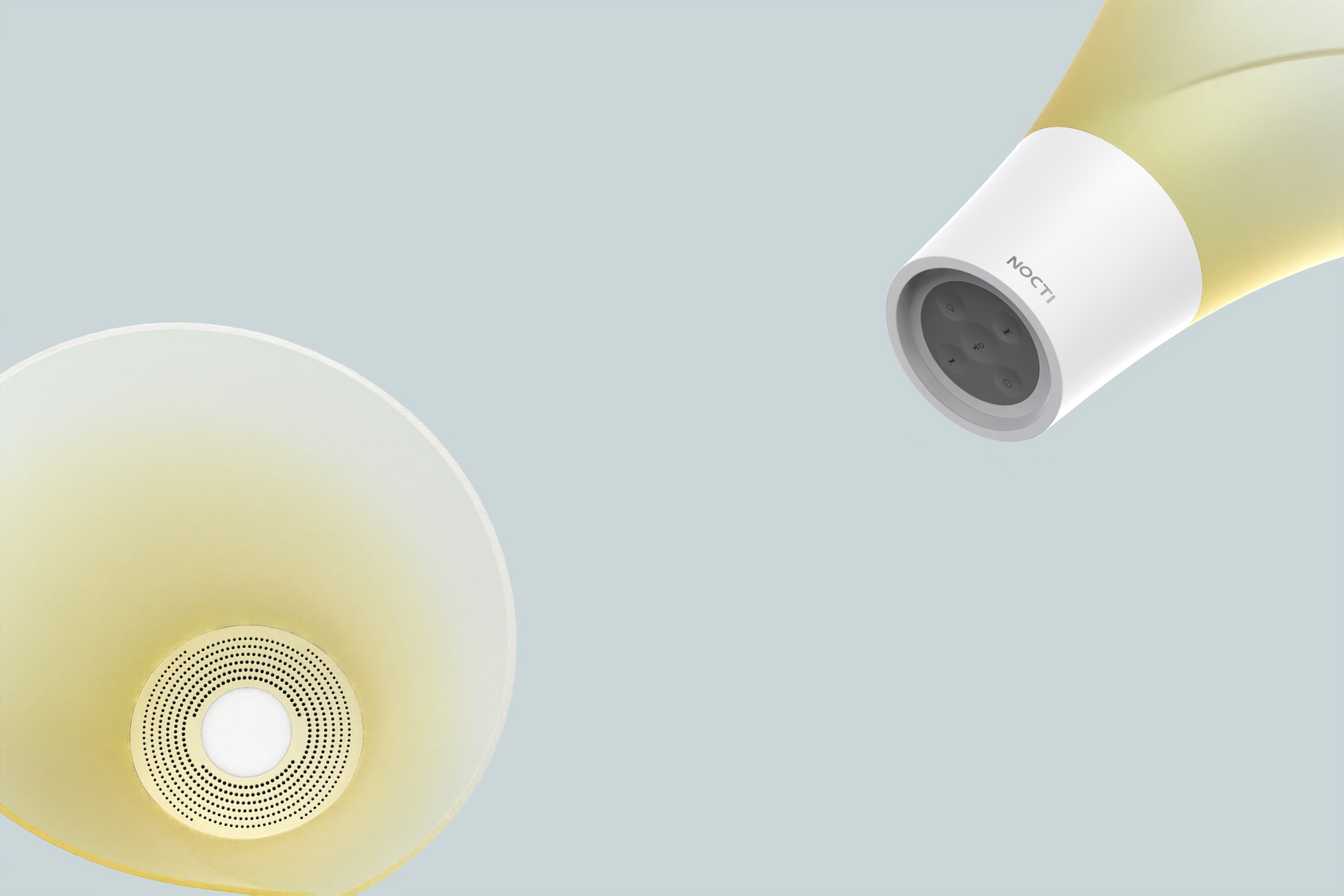 Sleep light sound, multi-functional design, industrial design，