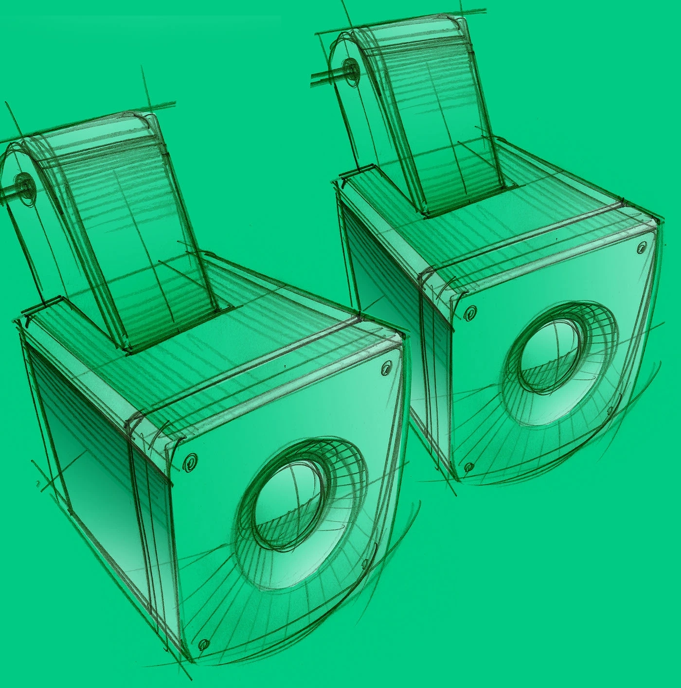 Hand drawn，sketch，industrial design，product design，