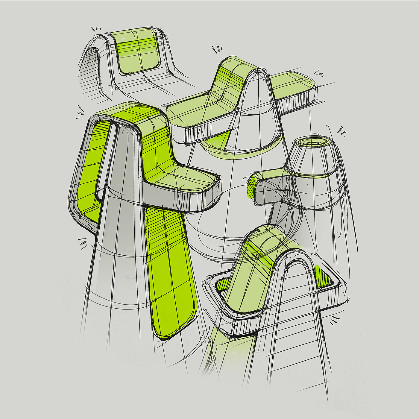 Hand drawn，sketch，industrial design，product design，