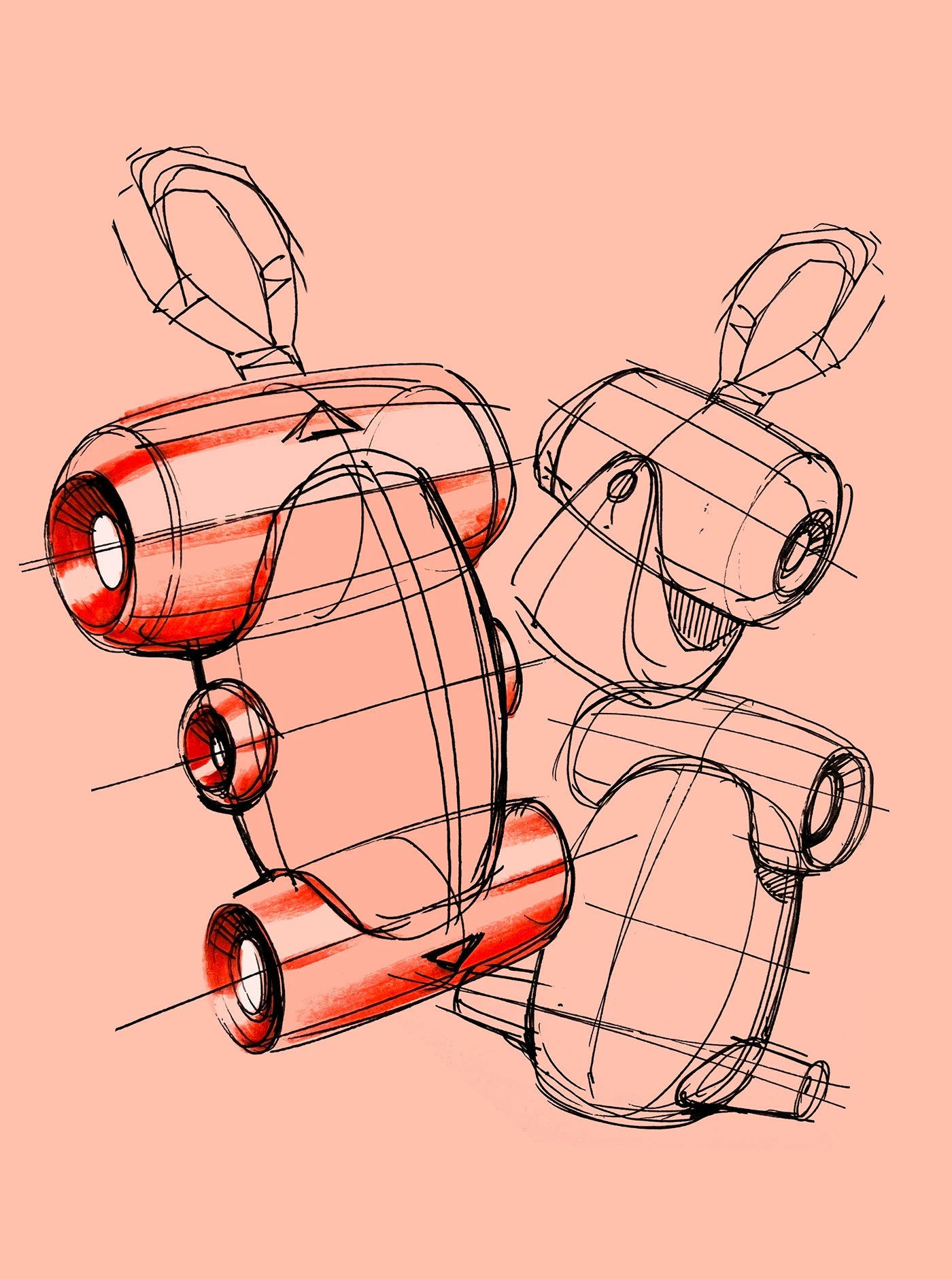 Hand drawn，sketch，industrial design，product design，