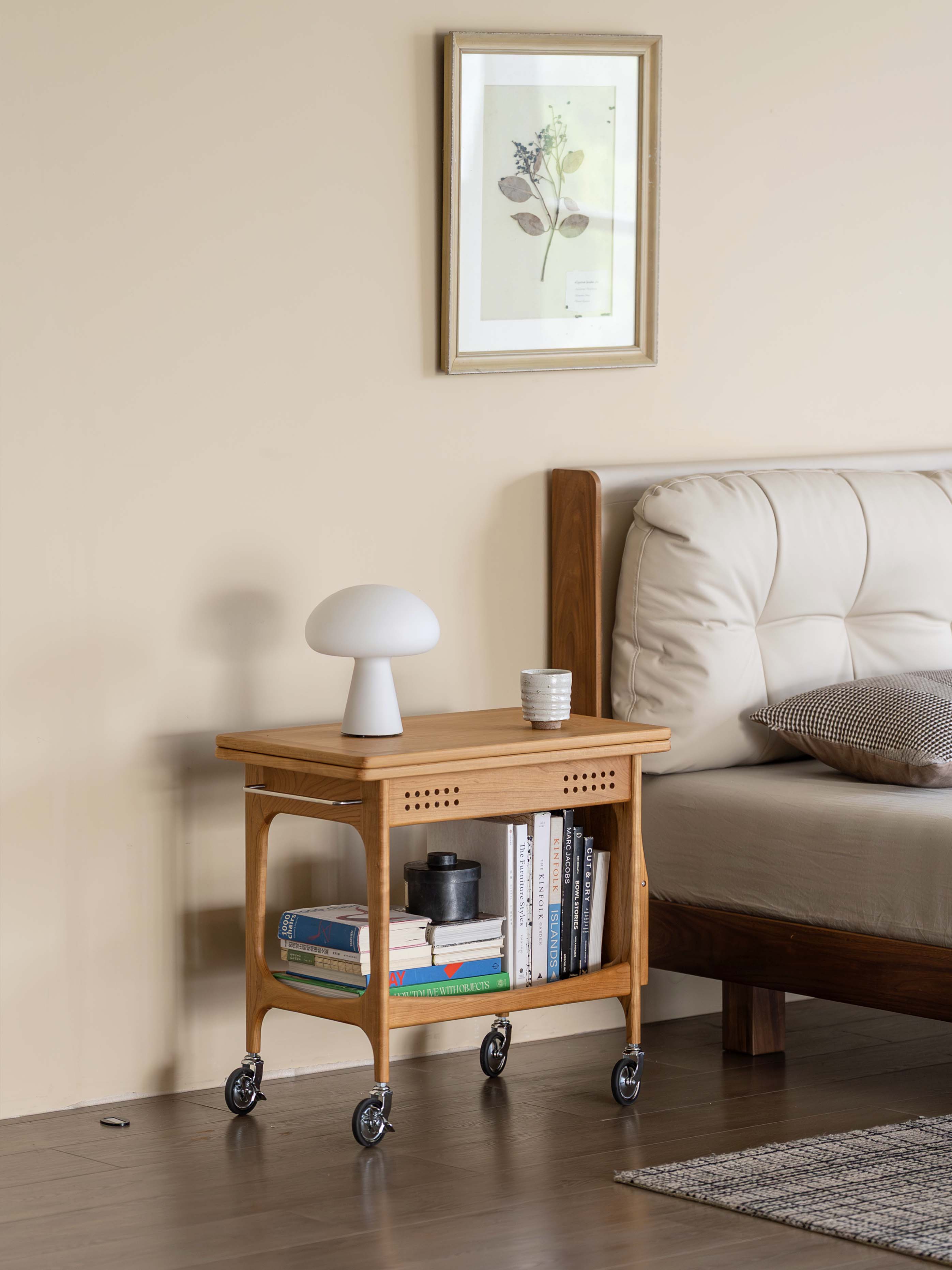 Original design，Black walnut furniture，medieval furniture，Solid wood furniture，Residential Furniture，furniture design ，Trolley，