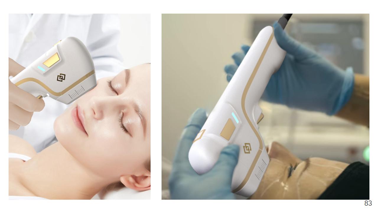 Medical beauty equipment，ultrasonic knife handle，Appearance design，