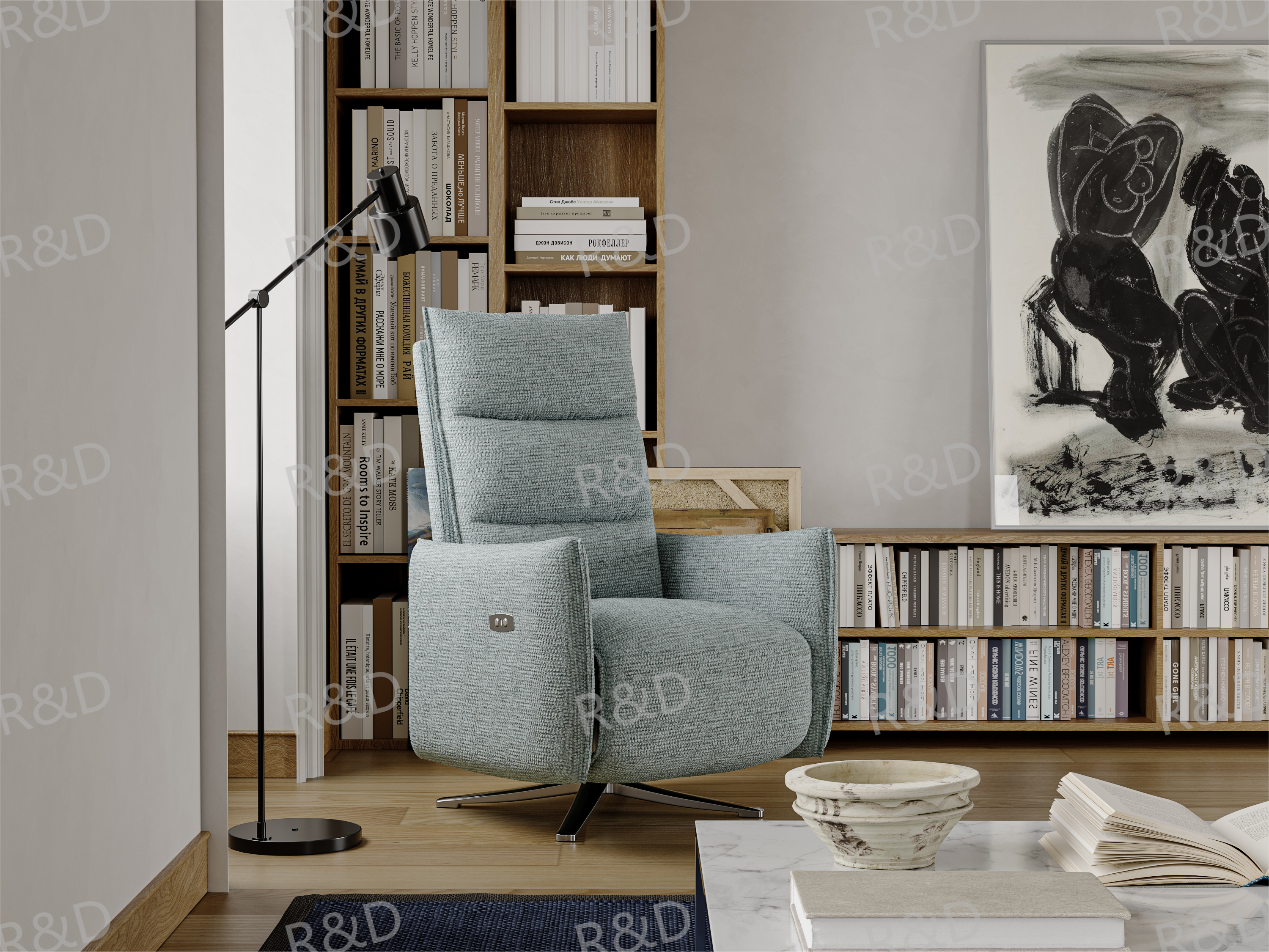 Render，Leisure chair，design sketch，Amazon，Main graph，