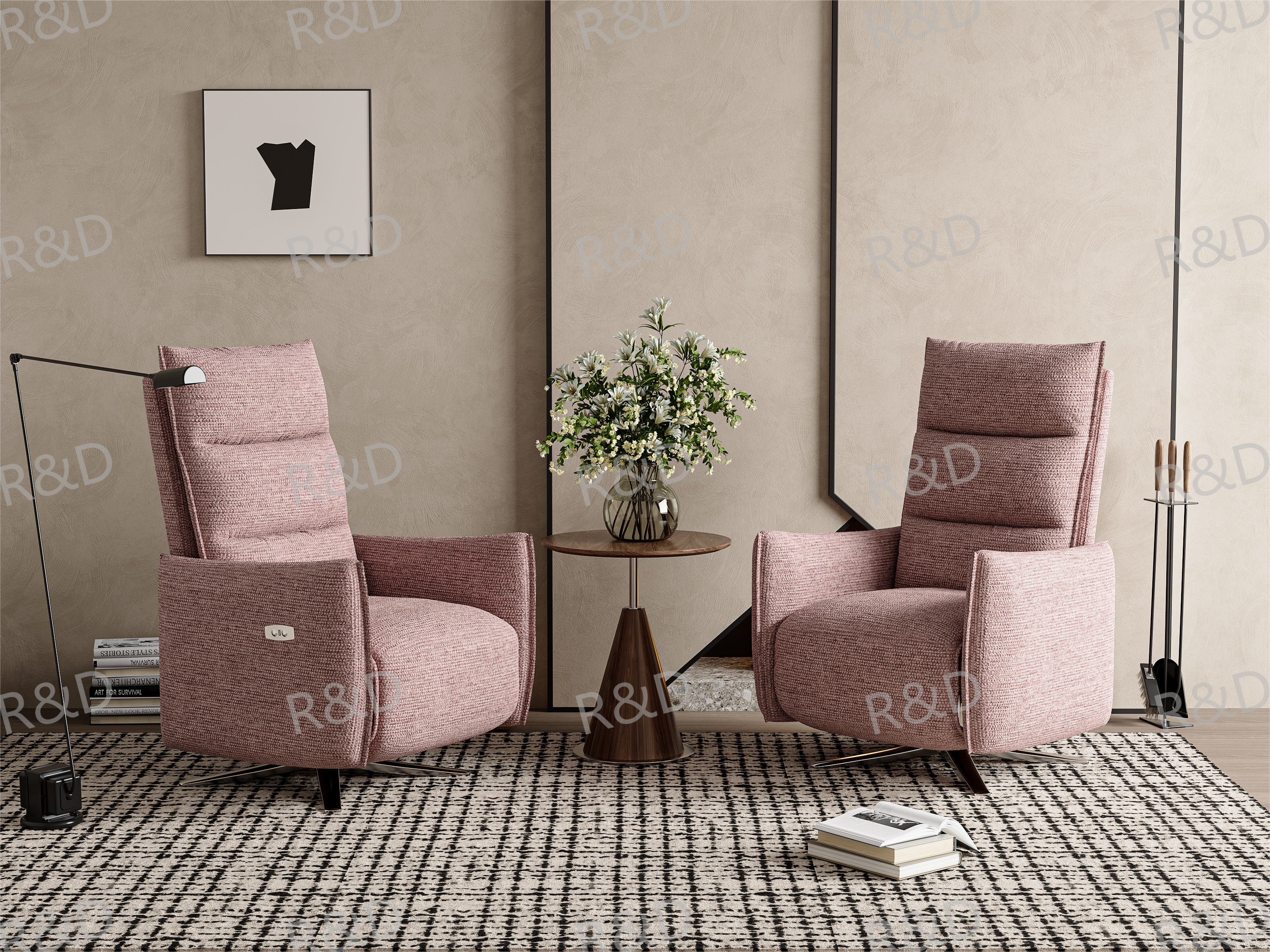 Render，Leisure chair，design sketch，Amazon，Main graph，