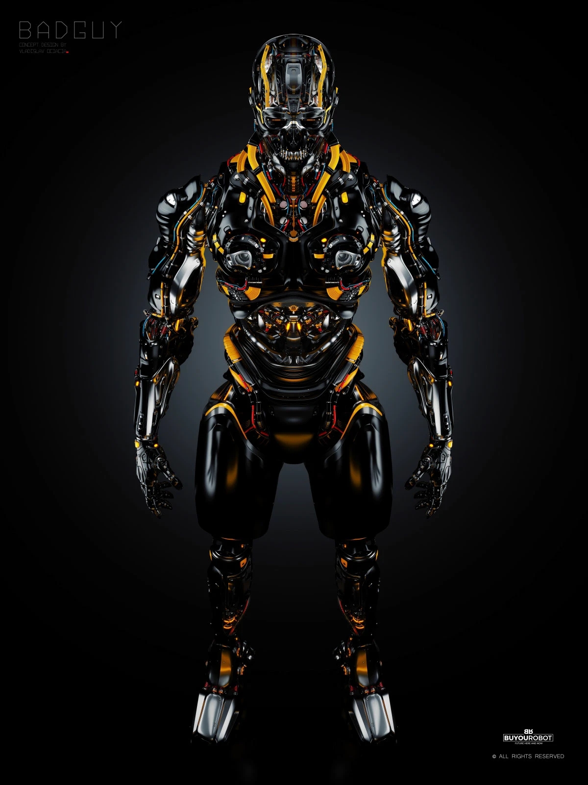 robot，Character design，graphic design ，Bad Guy Series，