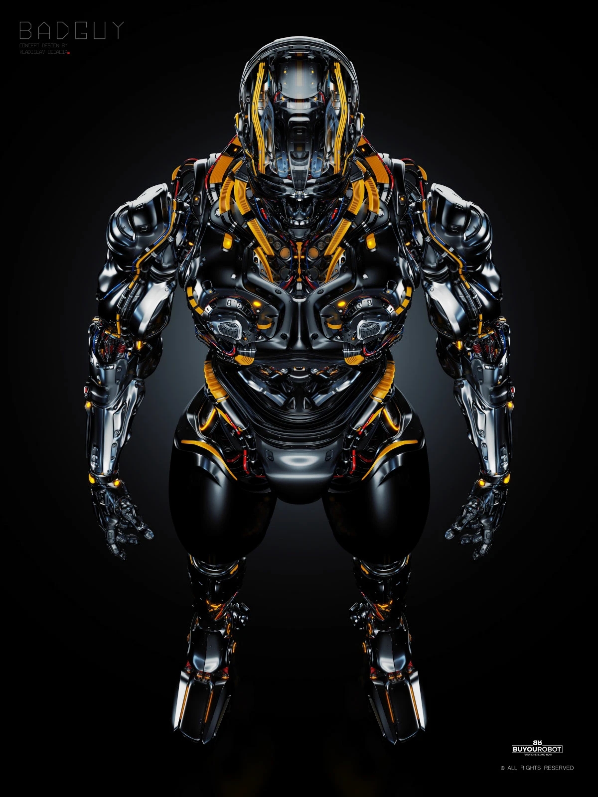 robot，Character design，graphic design ，Bad Guy Series，