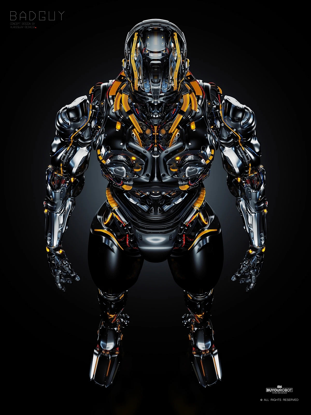 robot，Character design，graphic design ，Bad Guy Series，